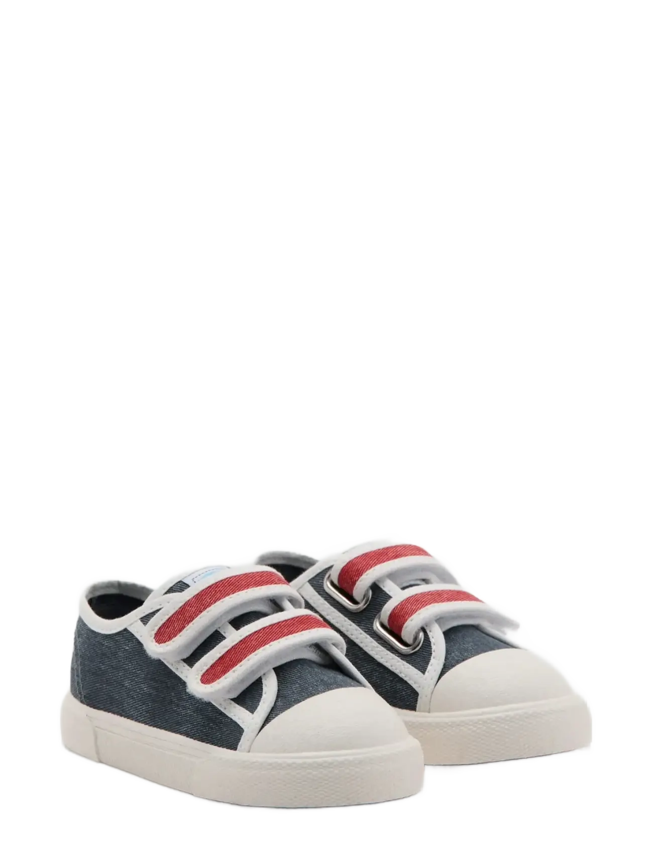 Mango - Two-tone velcro trainers - kangaskengät - medium blue - 1