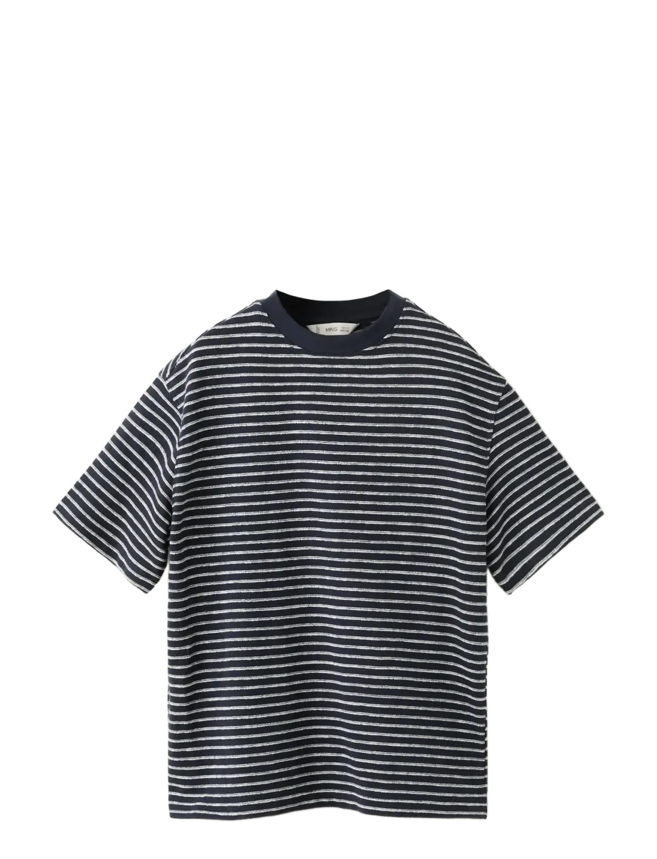 Mango Striped T-shirt - Inspiration - NAVY / navy