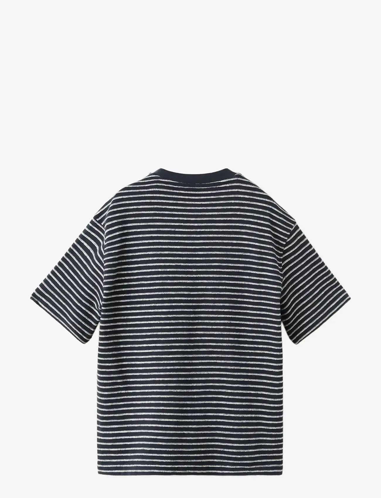 Mango - Striped T-shirt - kortærmede t-shirts - navy - 2