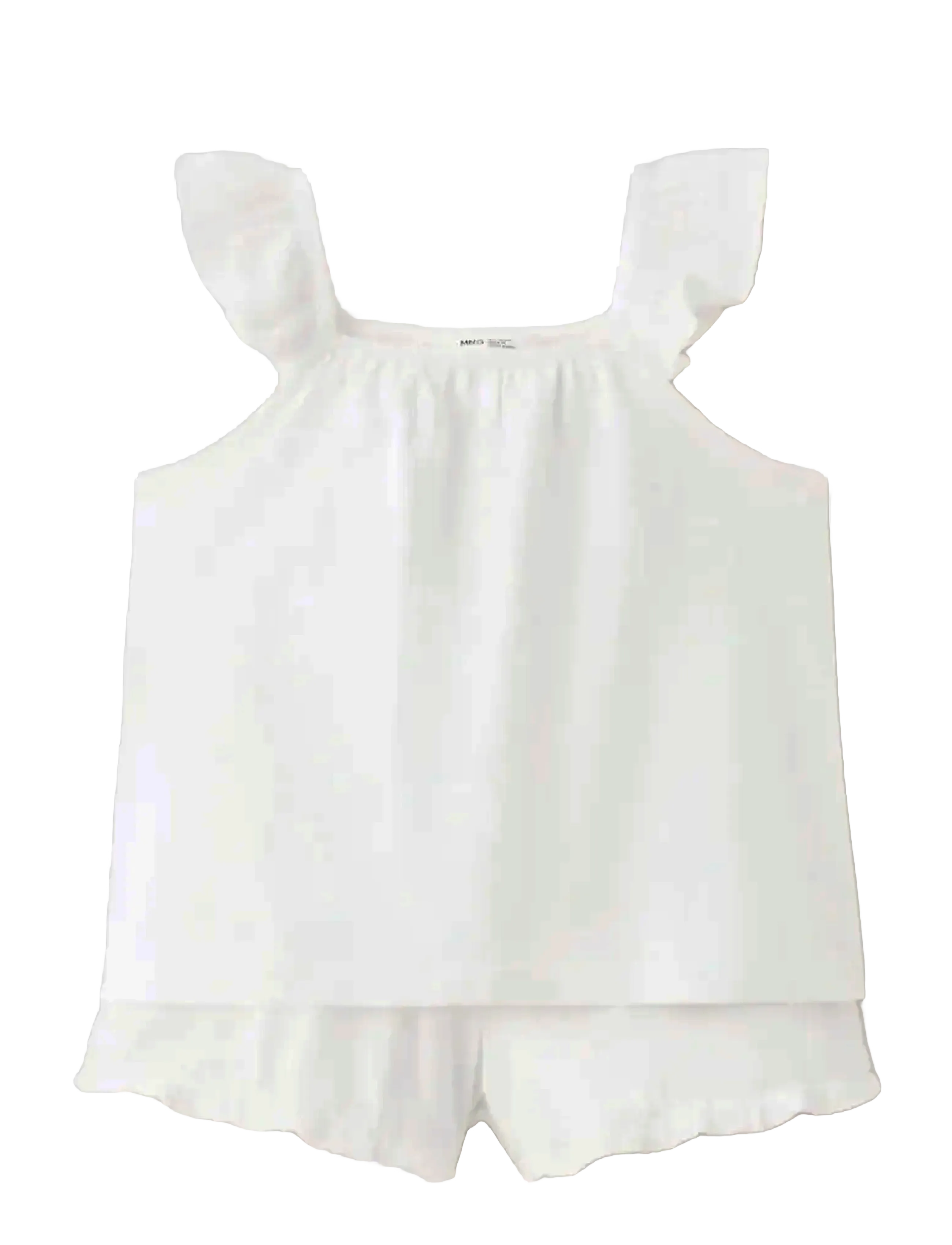 Mango Short pyjama set - Schlafanzüge - NATURAL WHITE / white