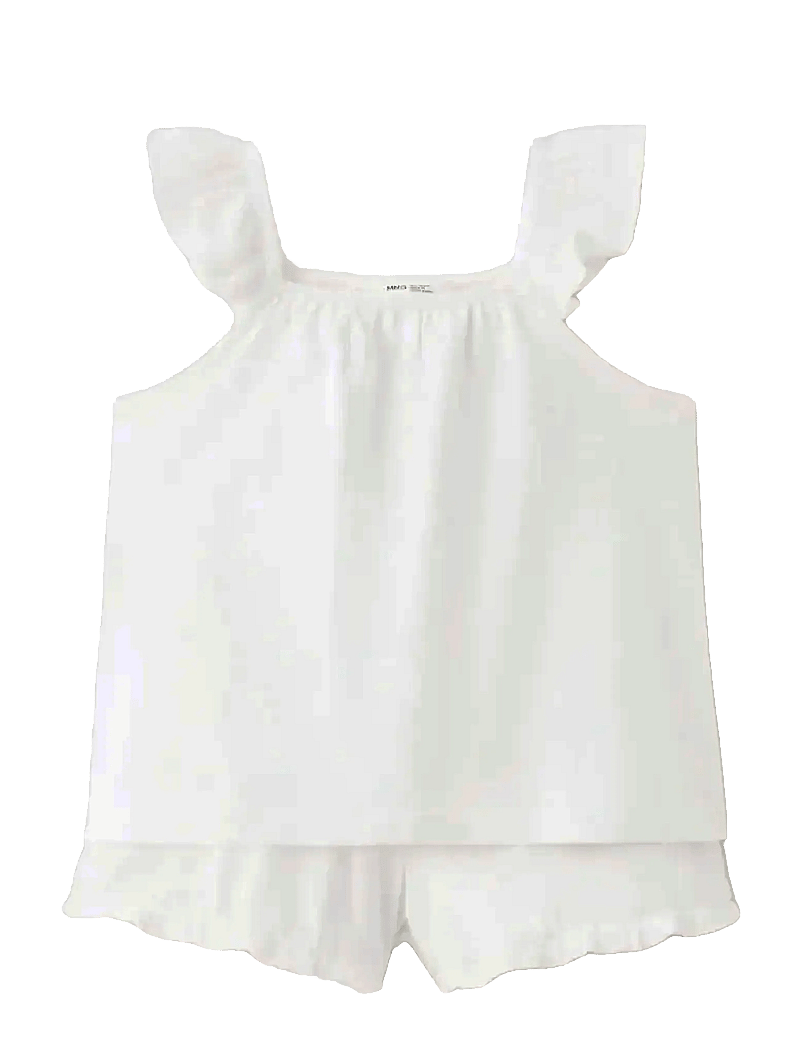 Mango - Short pyjama set - pyjamassæt - natural white - 0