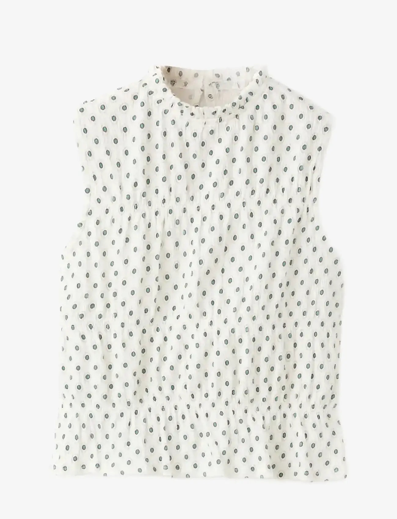 Mango - Printed top - linnen - natural white - 0