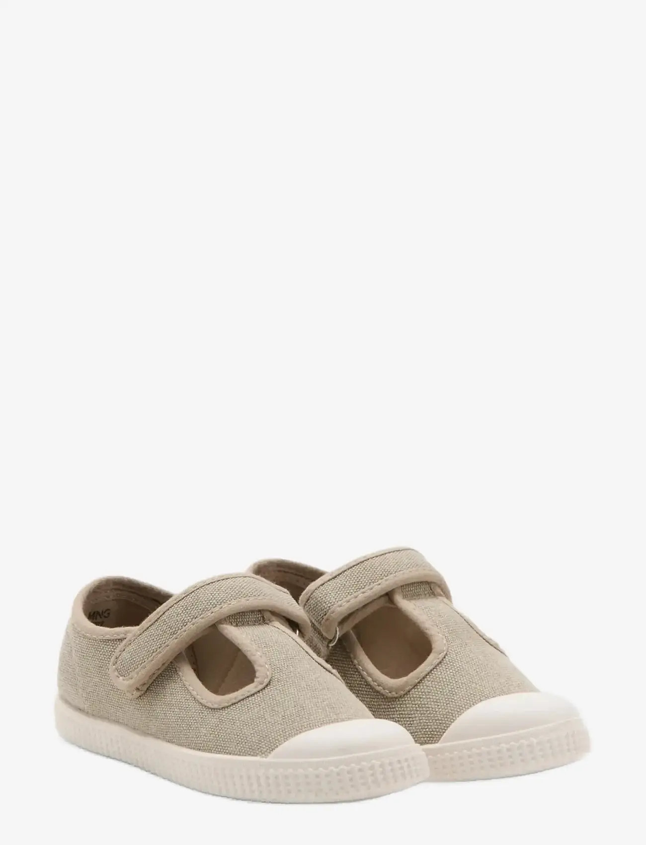 Mango - Velcro fastening straps sneakers - lt pastel brown - 1