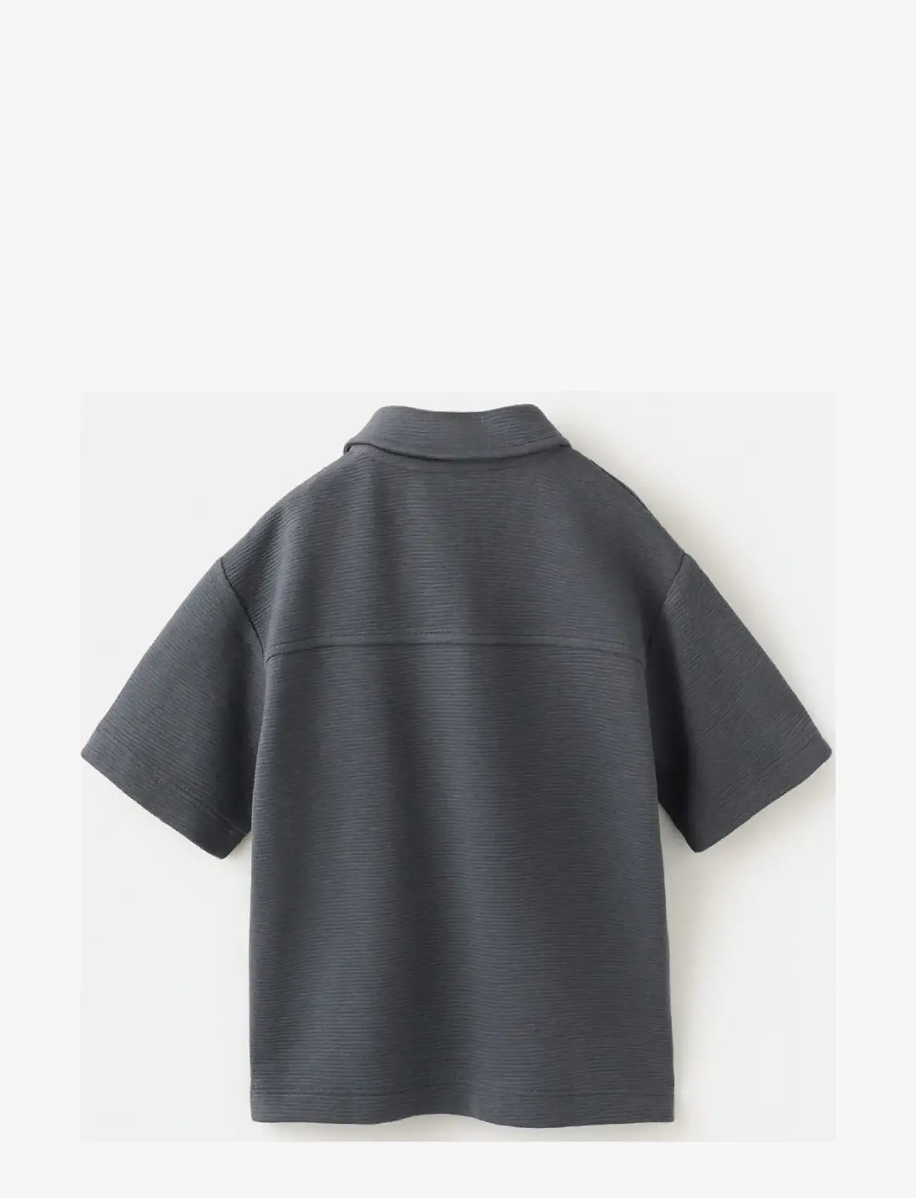 Mango - Chest-pocket cotton pocket polo shirt - kortærmede poloer - charcoal - 1