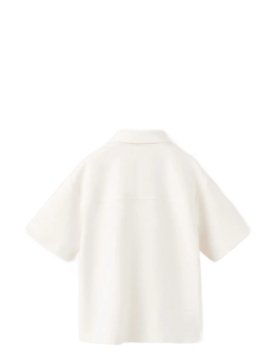 Mango - Chest-pocket cotton pocket polo shirt - kortärmade pikéer - light beige - 2