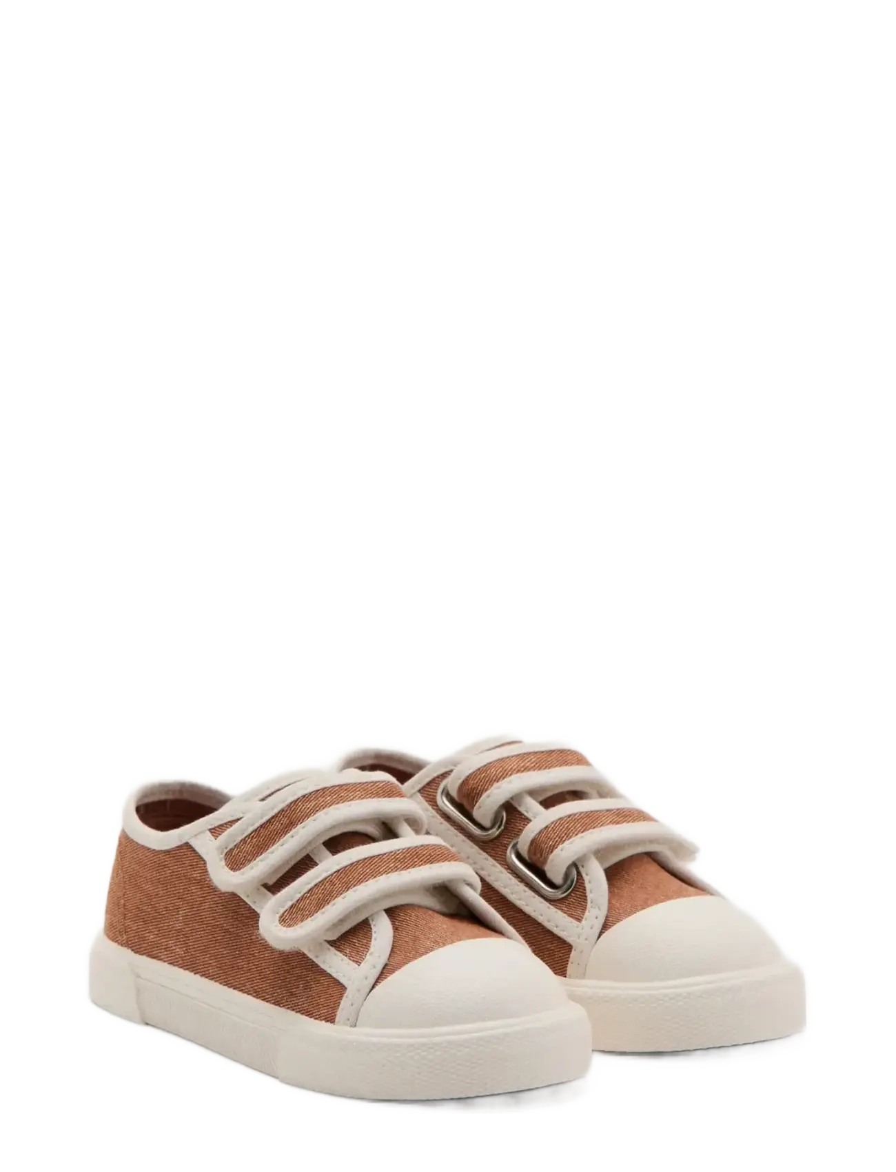 Mango - Velcro fastening straps sneakers - kangaskengät - rust - copper - 1