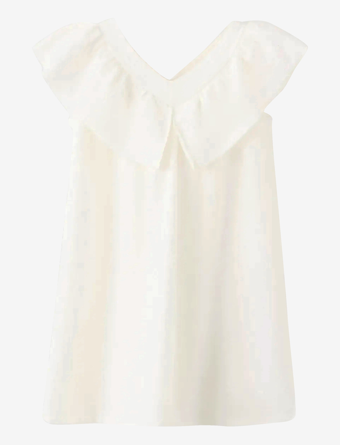 Mango - Frill cotton dress - Ærmeløse babykjoler - natural white - 0