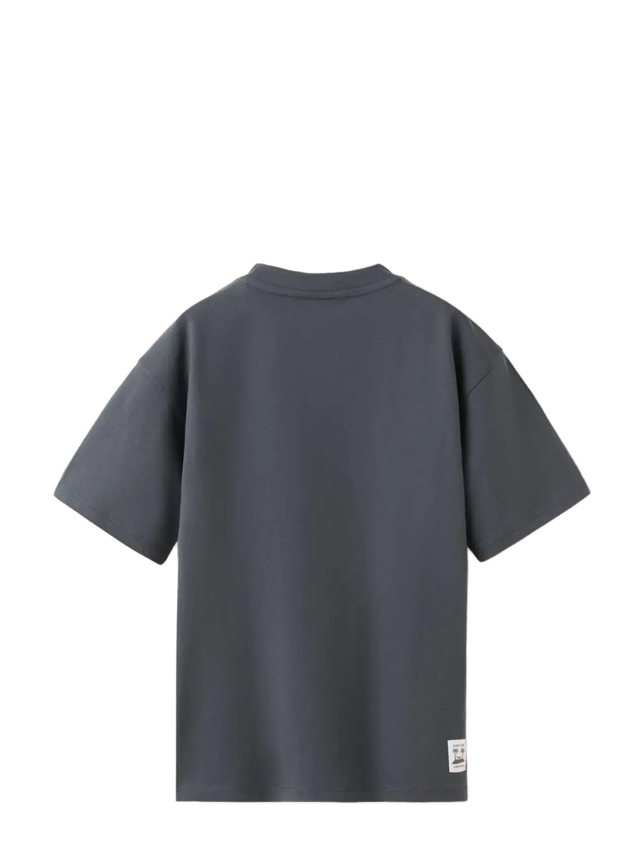 Mango - Printed cotton-blend t-shirt - kortærmede t-shirts - charcoal - 1