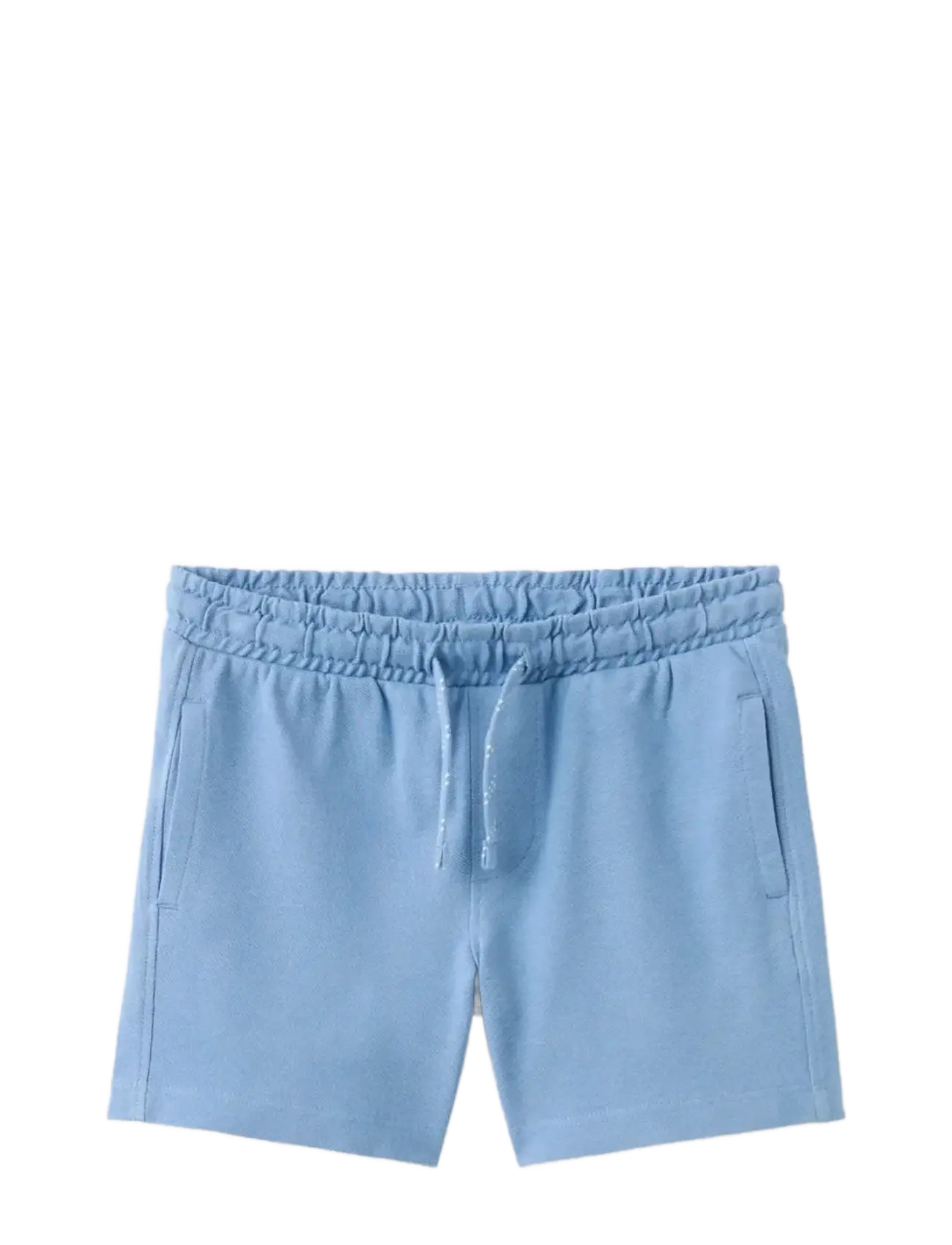 Mango Cotton Shorts With Drawstring, 5-6, Shorts, Blau - Sweat Kinder