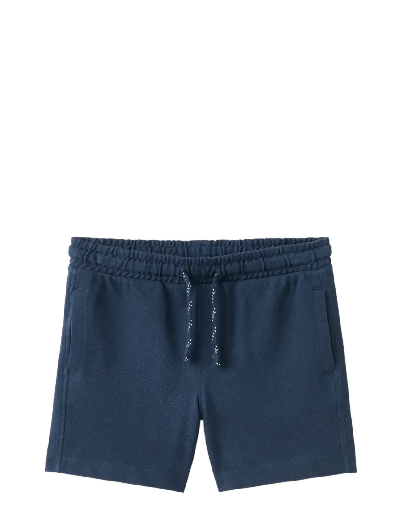 Mango Cotton shorts with drawstring - Inspiration - NAVY / navy