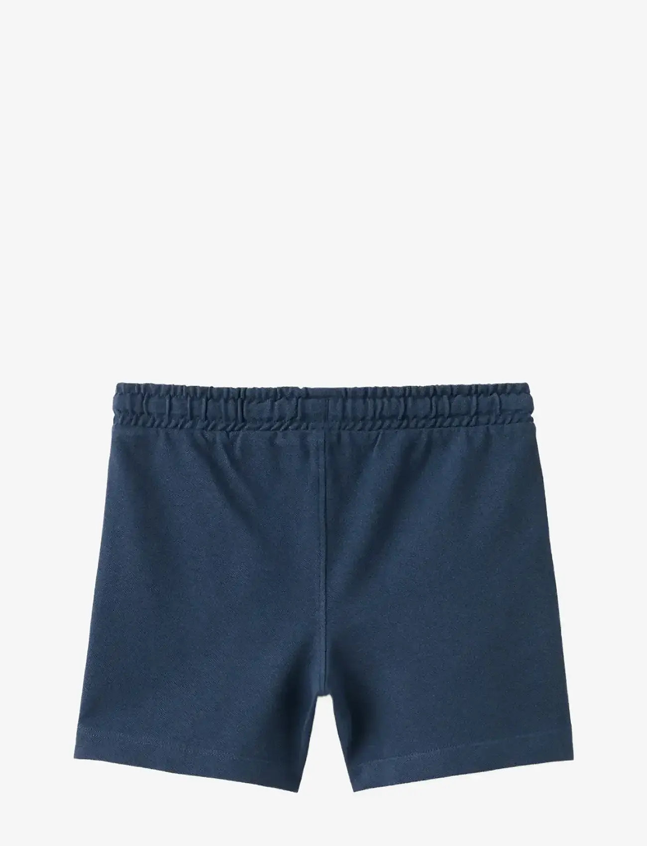Mango - Cotton shorts with drawstring - sweatshorts - navy - 1