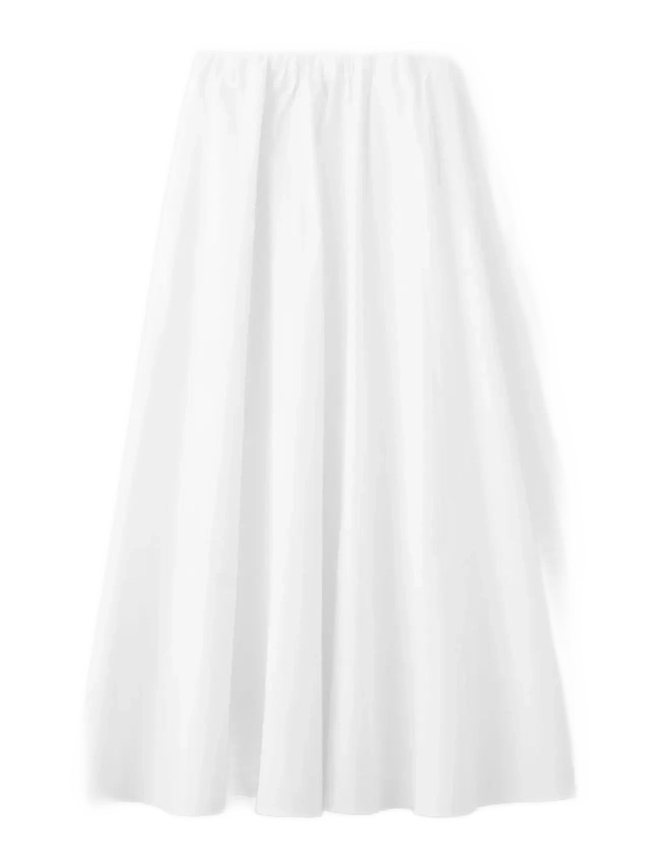 Mango Flared cotton skirt - Mode trends - WHITE / white