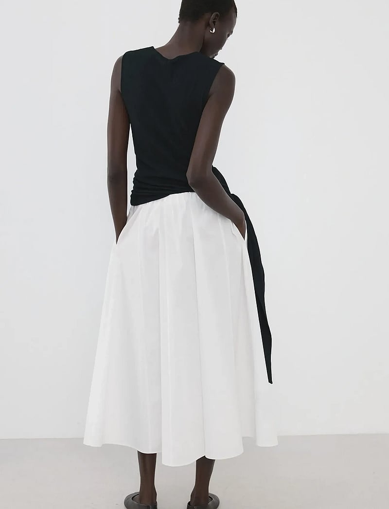 Mango - Flared cotton skirt - maxi nederdele - white - 2