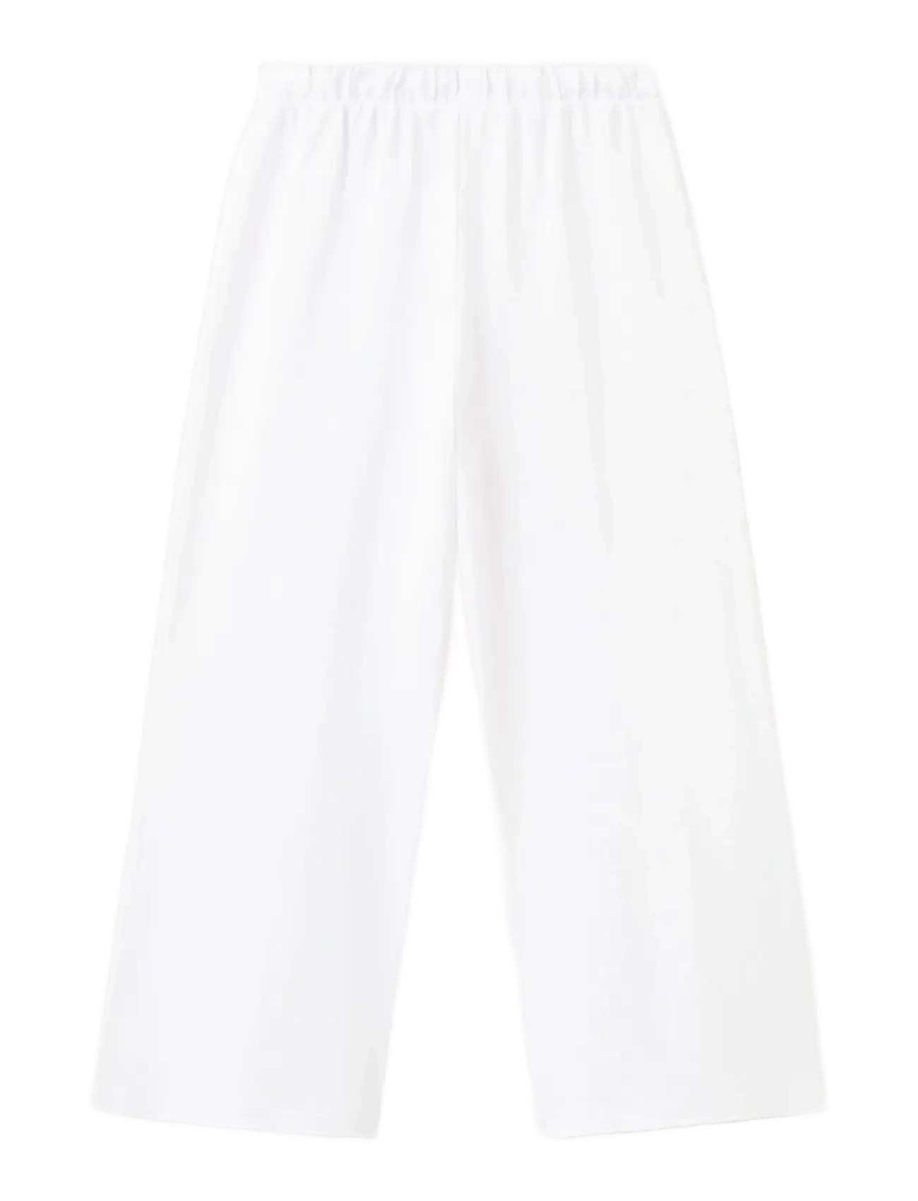 Mango - Drawstring cotton trousers - bukser - natural white - 1