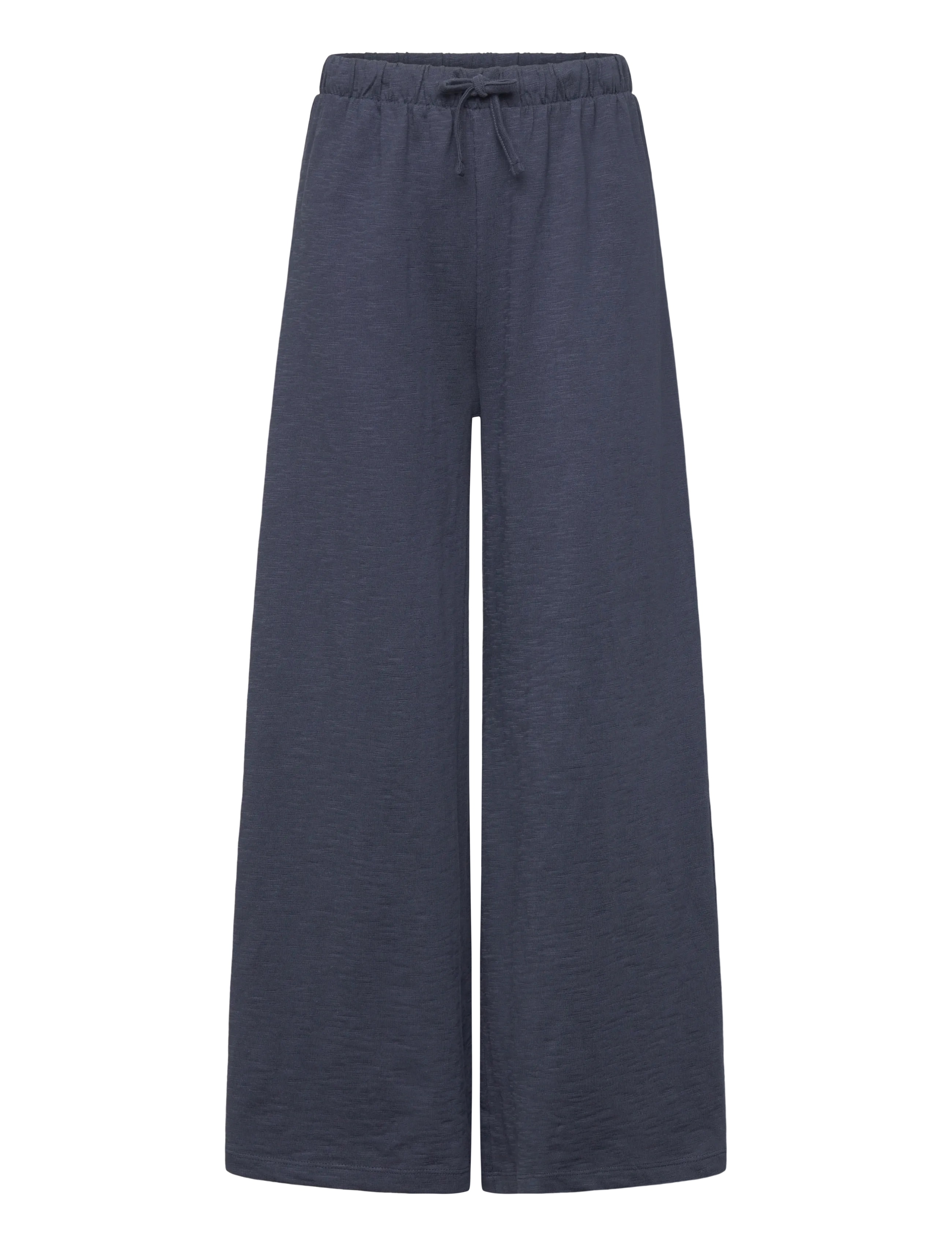 Mango Drawstring Cotton Trousers, 11-12, Unterteile, Marineblau - Kinder