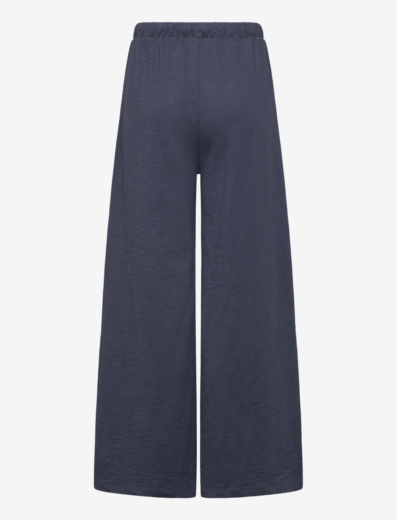 Mango - Drawstring cotton trousers - bukser - navy - 1