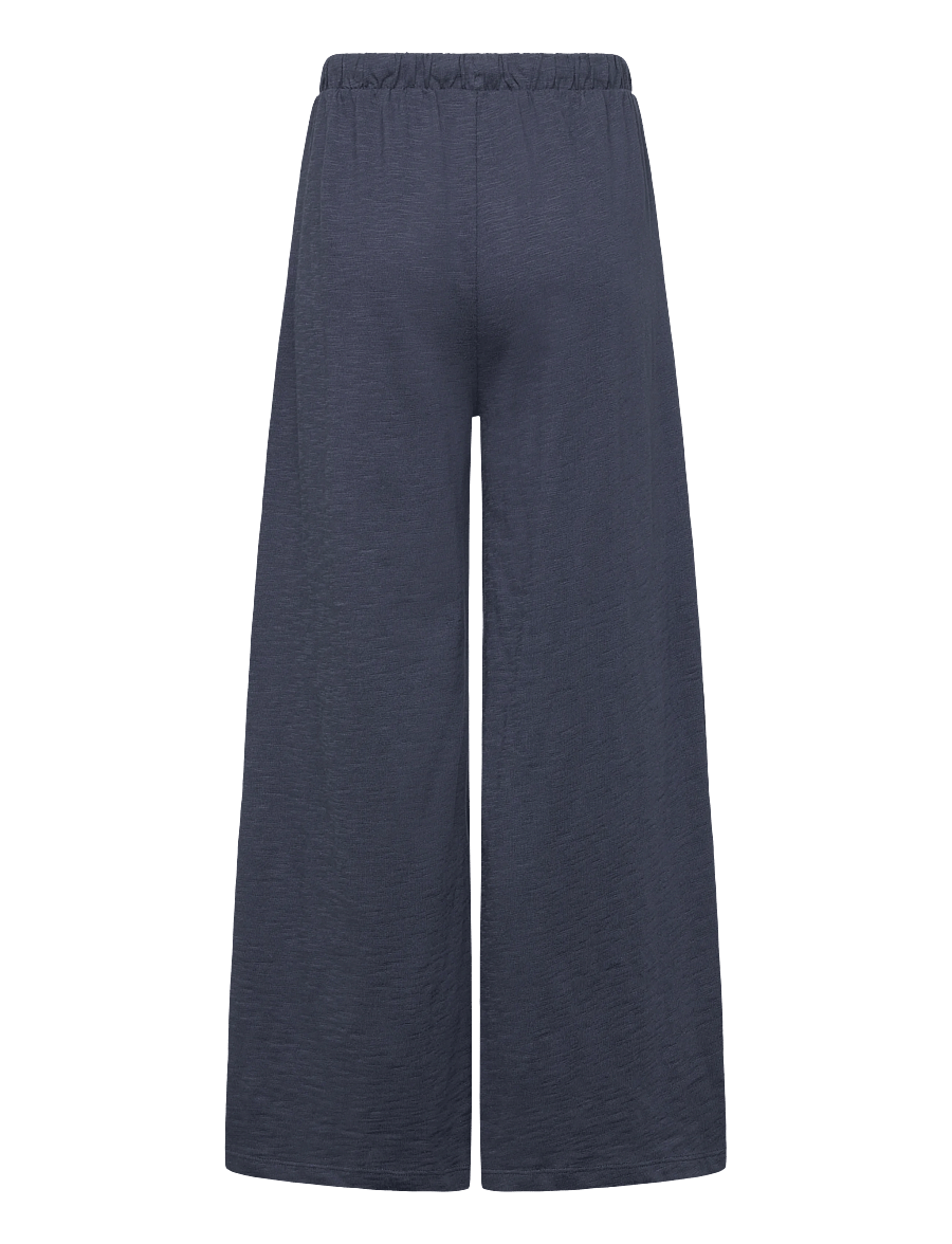 Mango - Drawstring cotton trousers - bukser - navy - 1