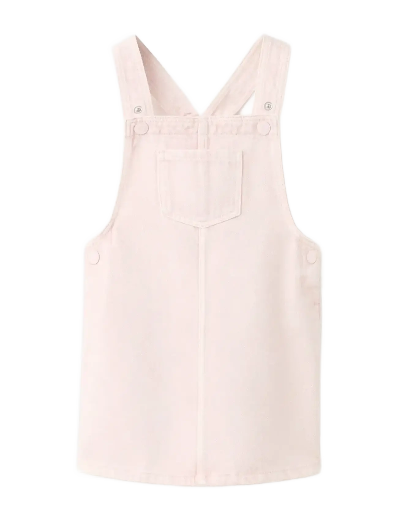 Mango Short Denim Pinafore, 4-5, Pink, Kjoler > Dungaree-Kjole, Børn