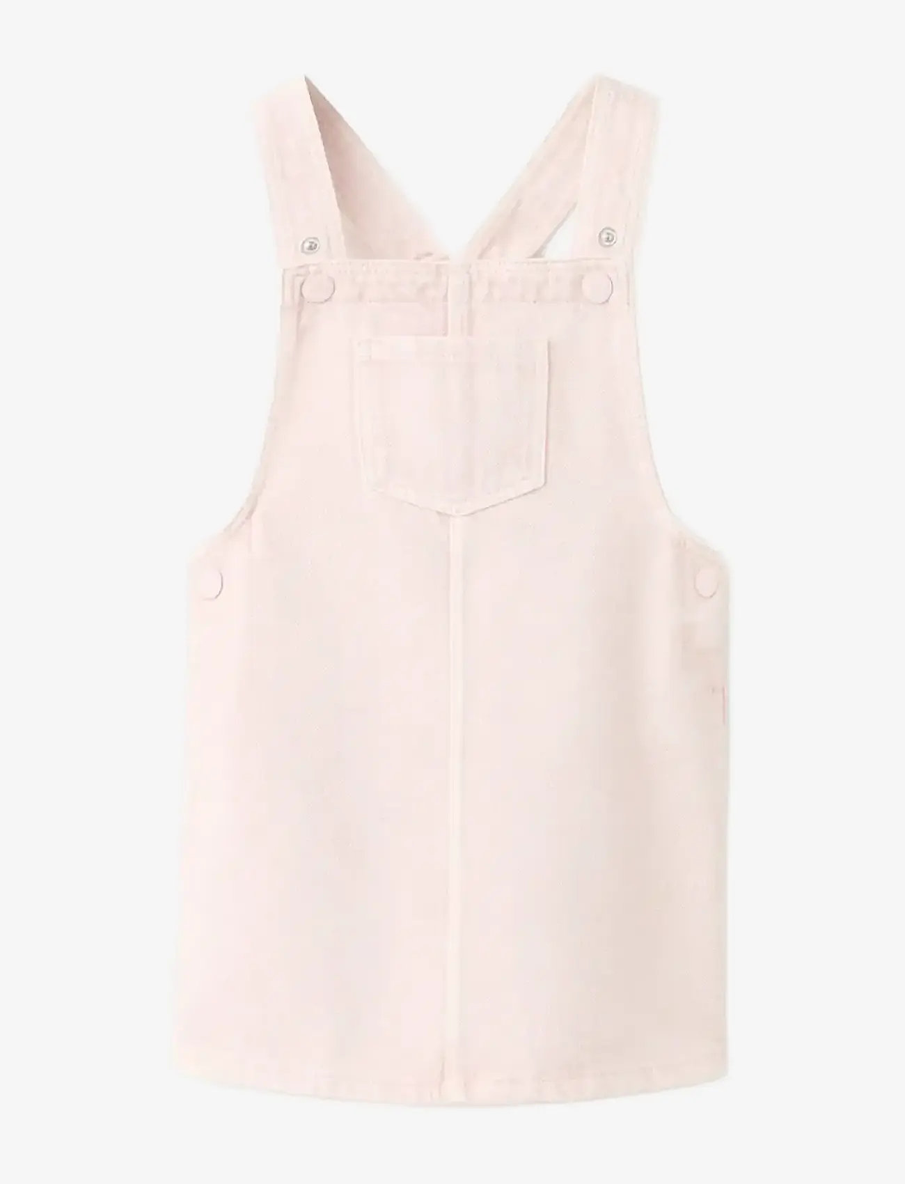 Mango - Short denim pinafore - overallkjoler - pink - 0