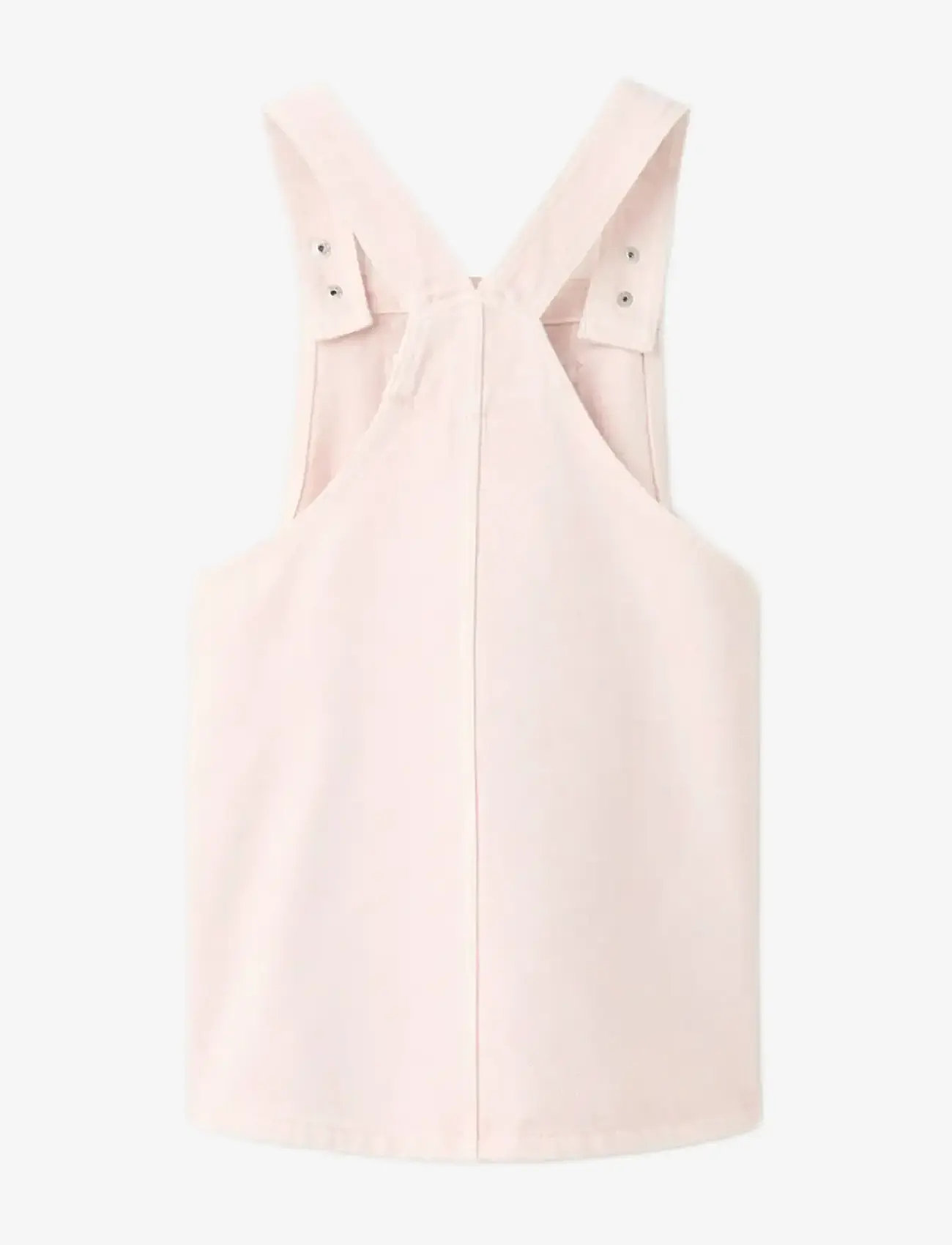 Mango - Short denim pinafore - overallkjoler - pink - 1