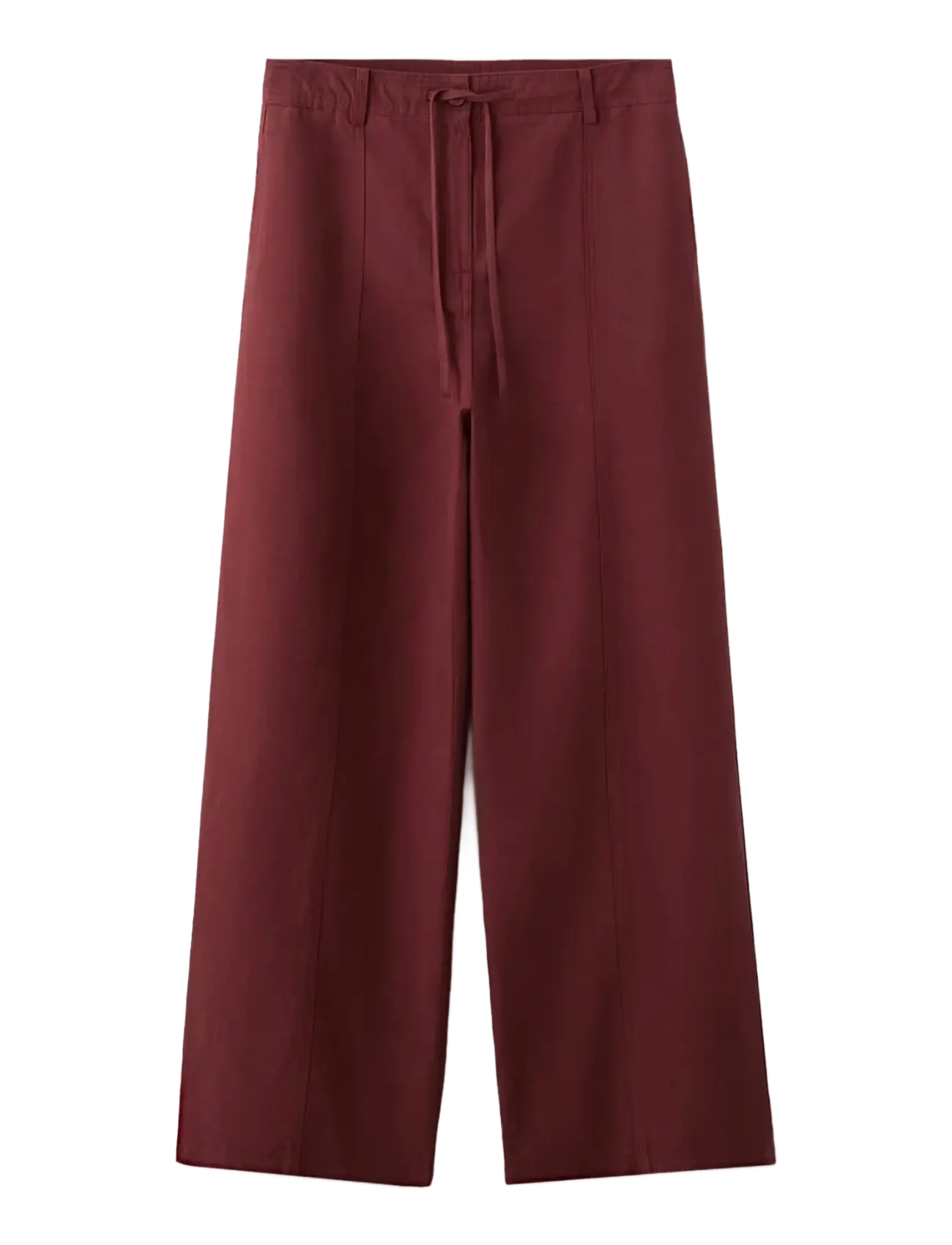Mango - Straight-fit lyocell trousers - vida byxor - medium orange - 1