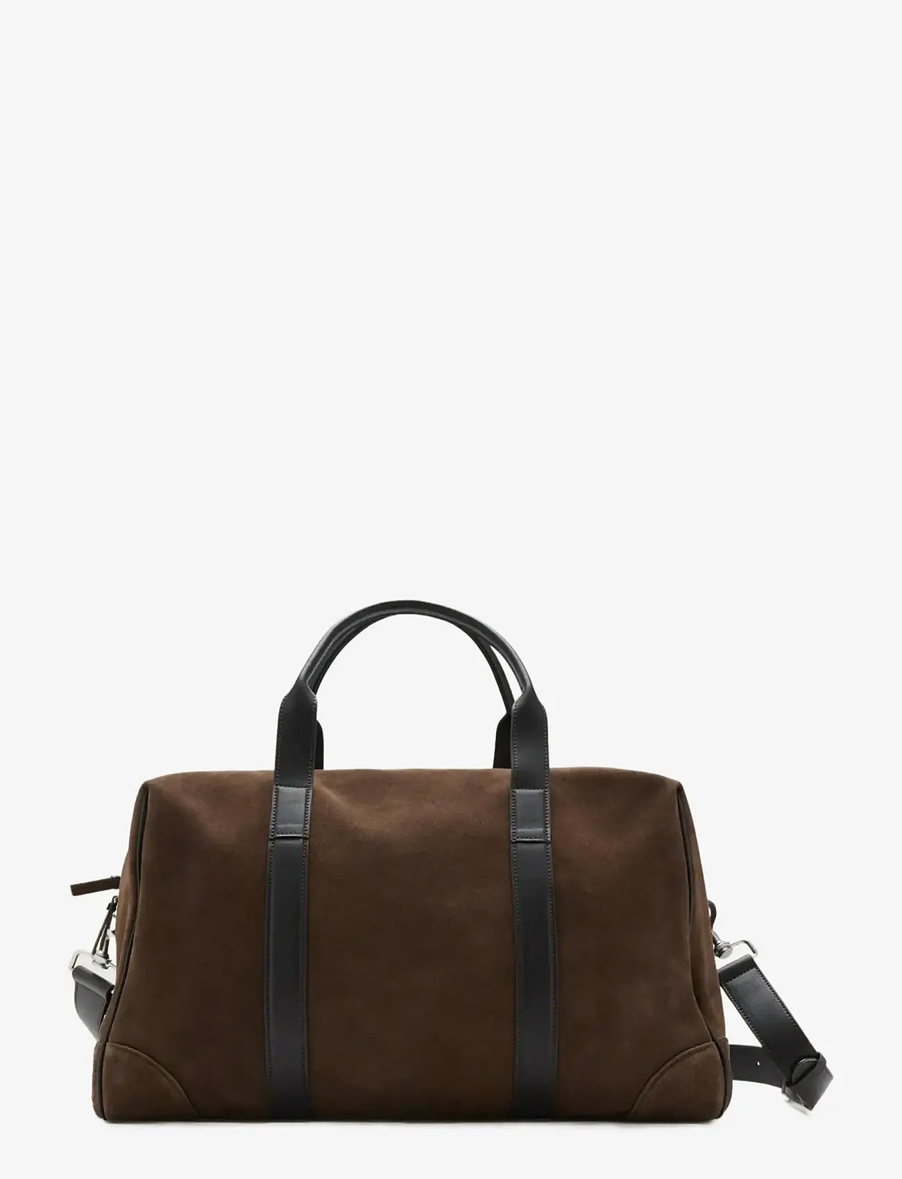 Mango - Leather bowling bag - duffelbager - brown - 0