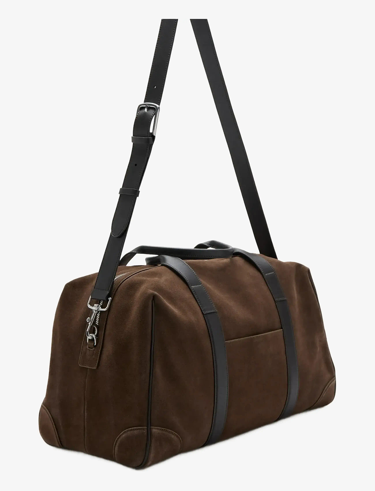 Mango - Leather bowling bag - duffelbager - brown - 1