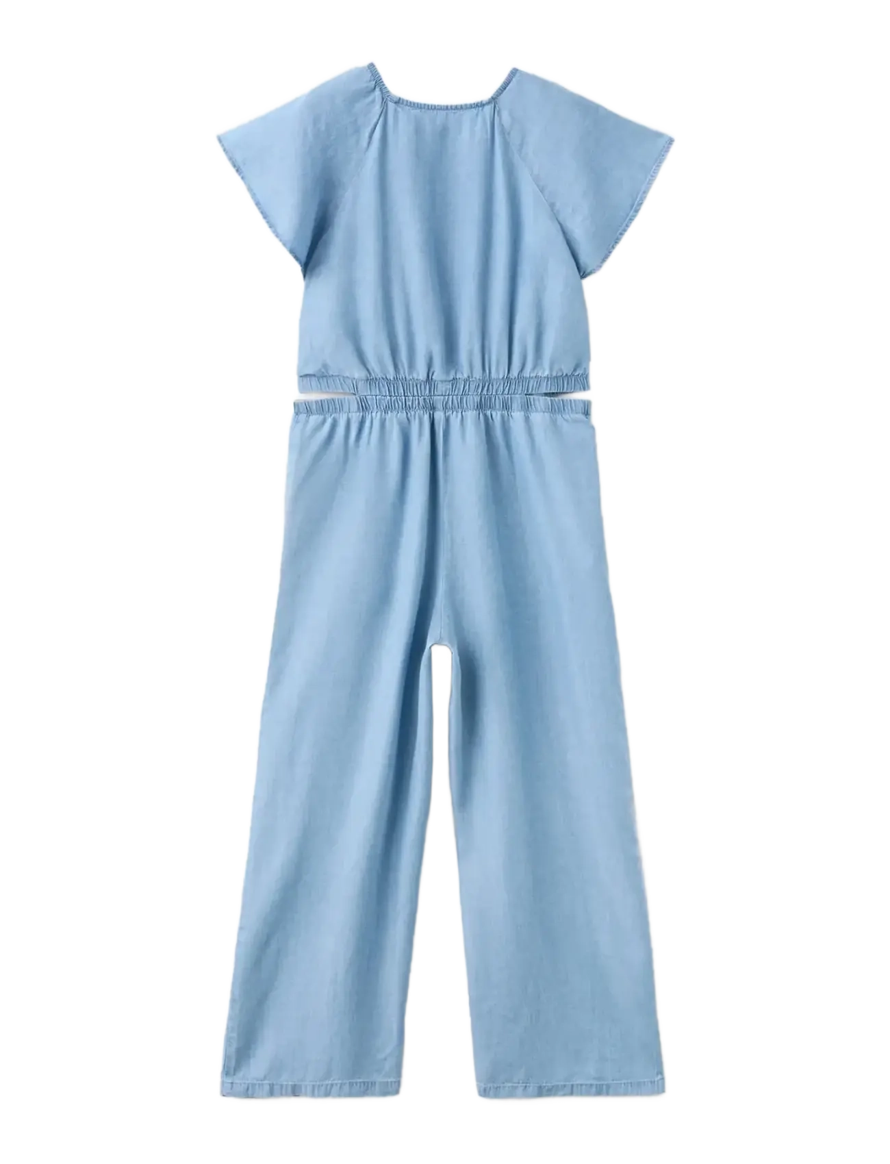 Mango - Lyocell jumpsuit with slit details - lowest prices - open blue - 1