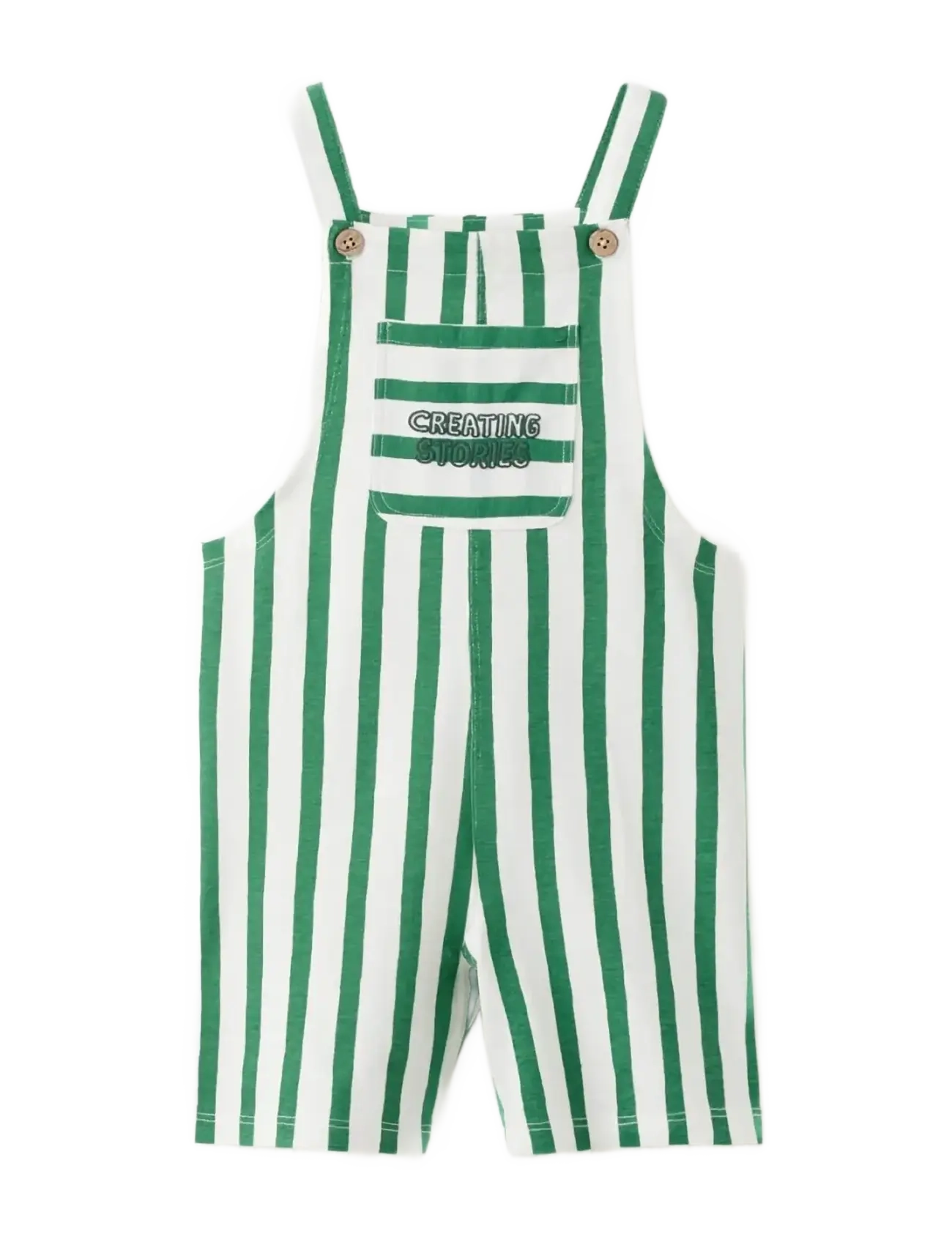 Mango Striped Latzhosen With Print Detail, 2-3, Mehrfarbig/gemustert - Strampelanzüge, Kinder