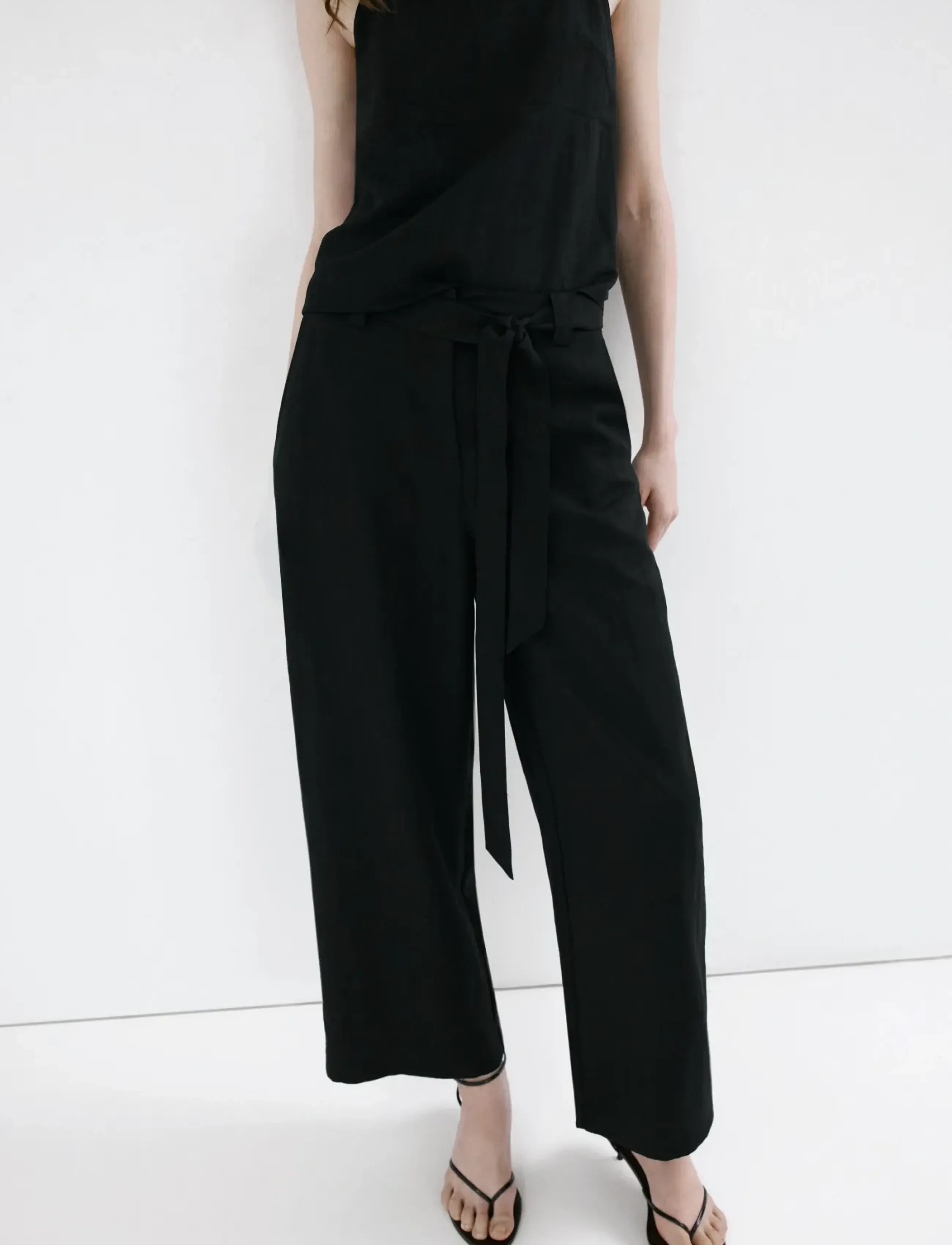 Lyocell Trousers With Belt
