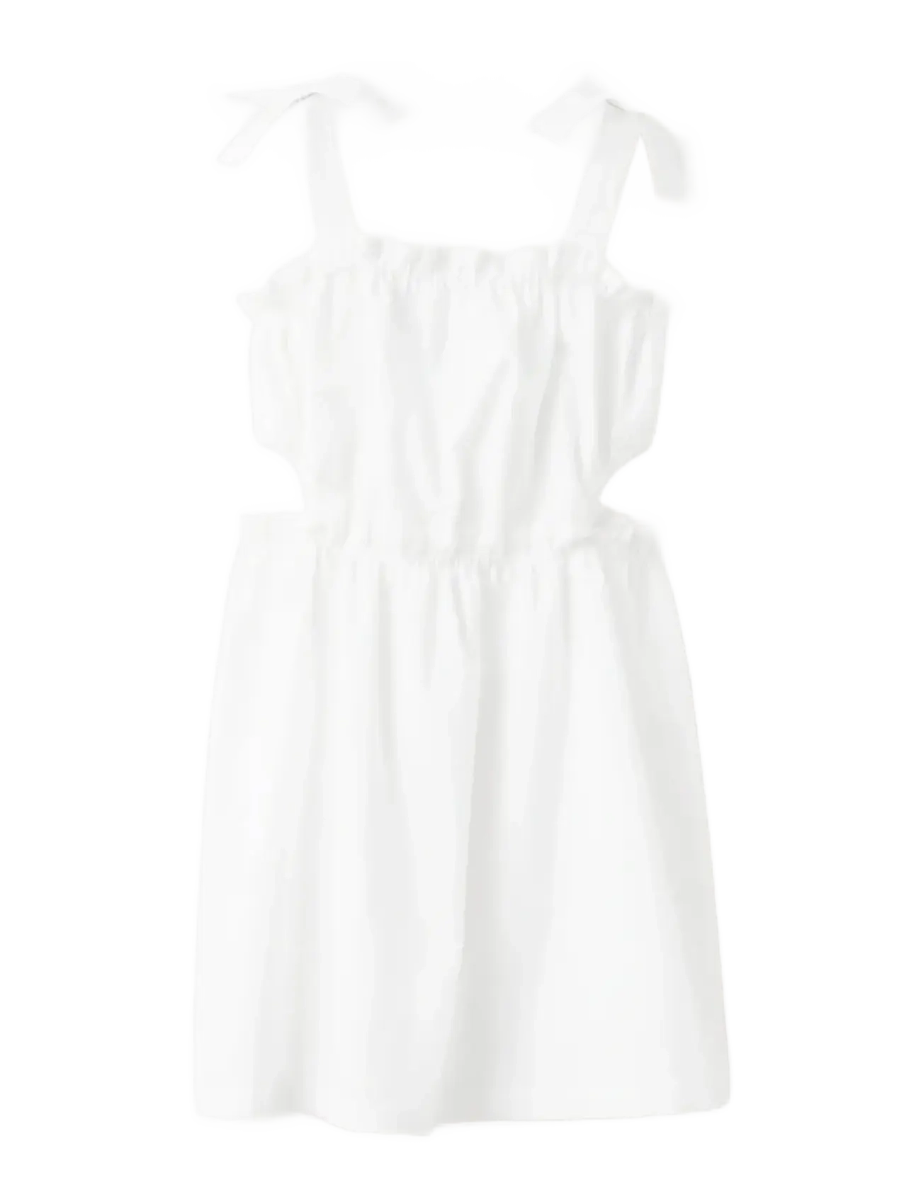Mango Cotton cut-out dress - Kjoler & Nederdele - WHITE / white