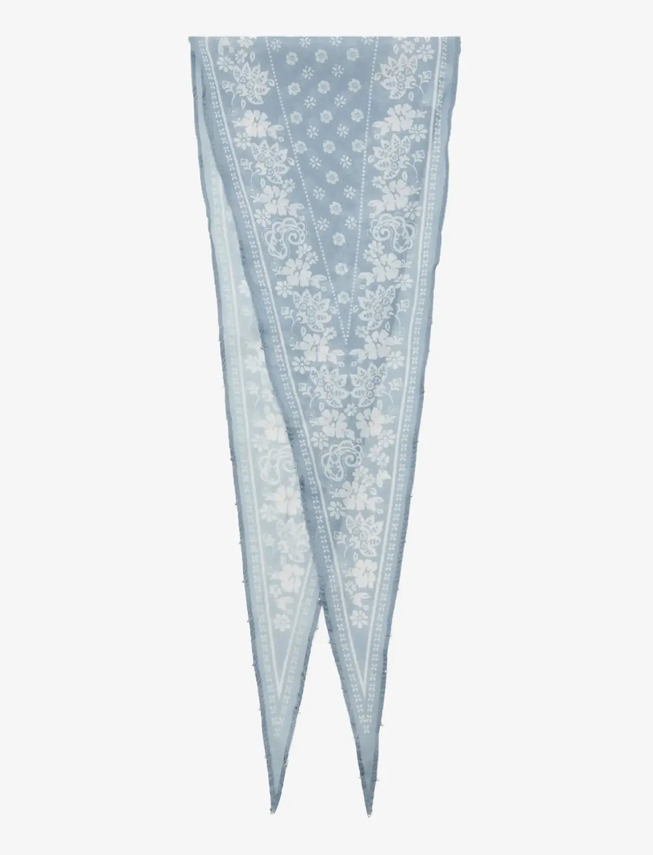 Mango - Printed bandana scarf - halstørklæder - lt-pastel blue - 0