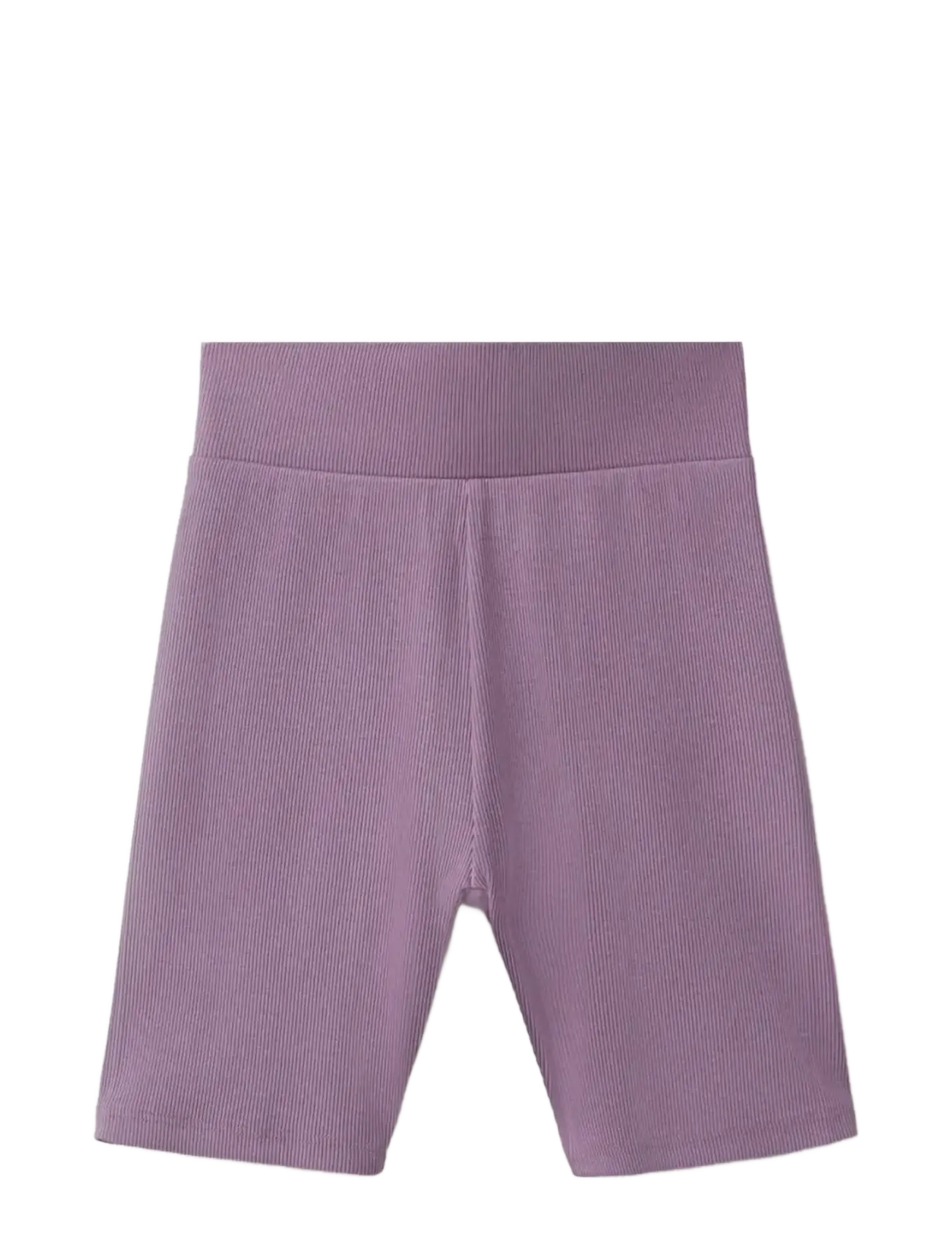 MANGO Ribbed Leggings Lila - 7-8 - Kinder