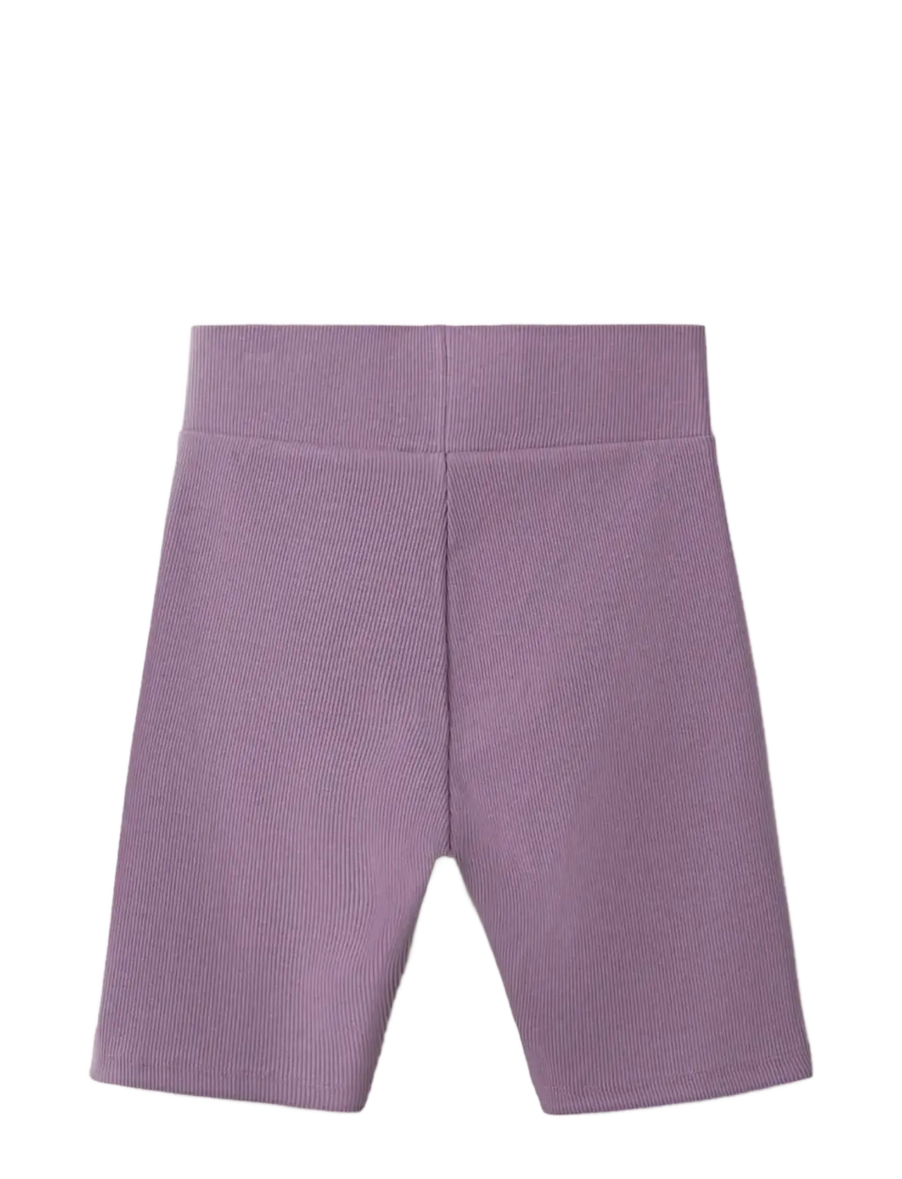 Mango - Ribbed leggings - cykelbyxor - medium purple - 1