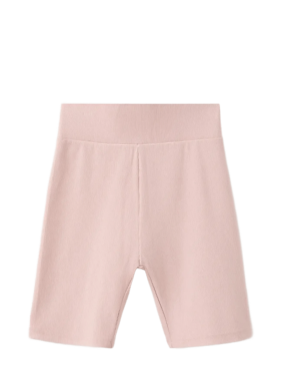 Mango - Ribbed leggings - cykelbyxor - pink - 0