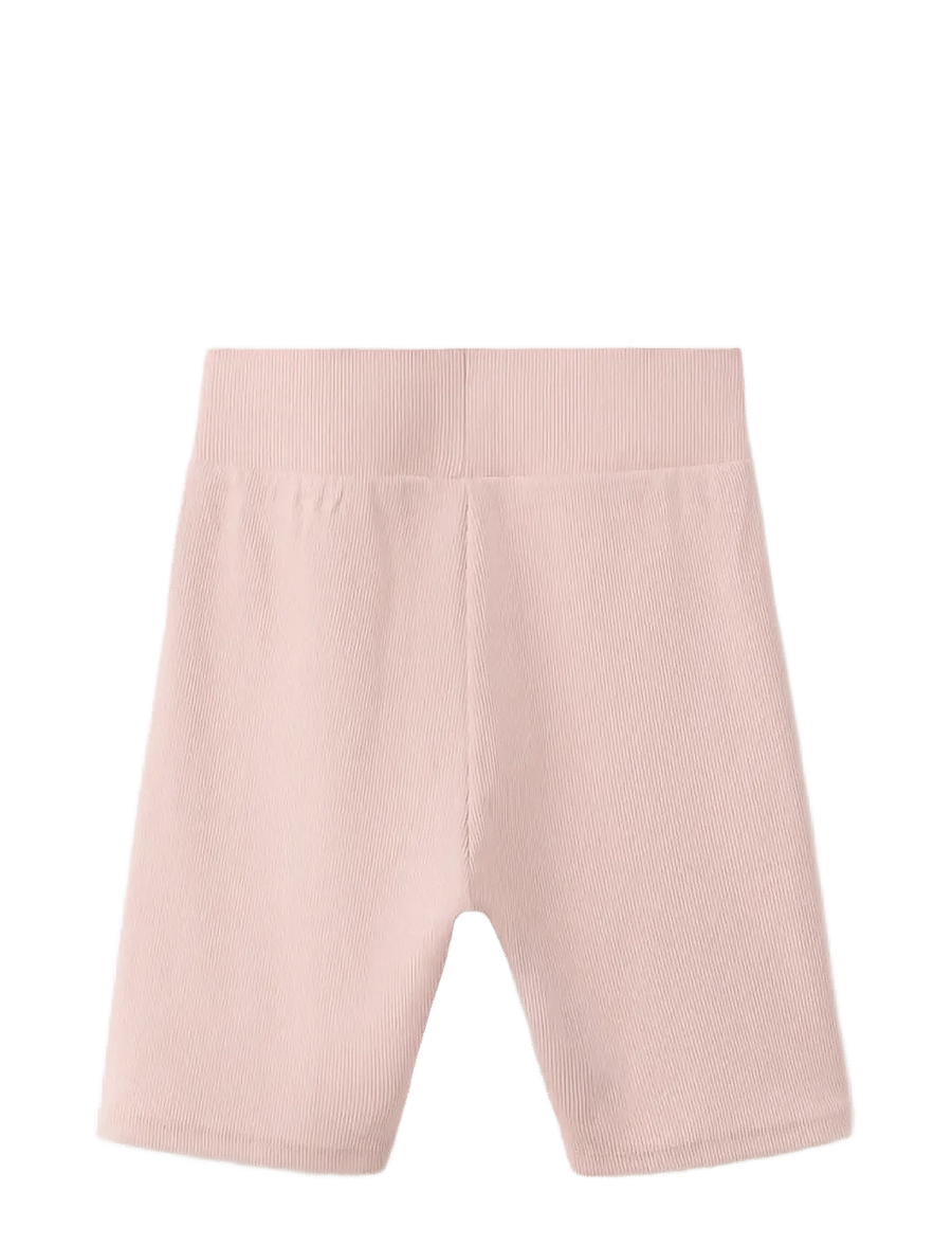 Mango - Ribbed leggings - cykelbyxor - pink - 1