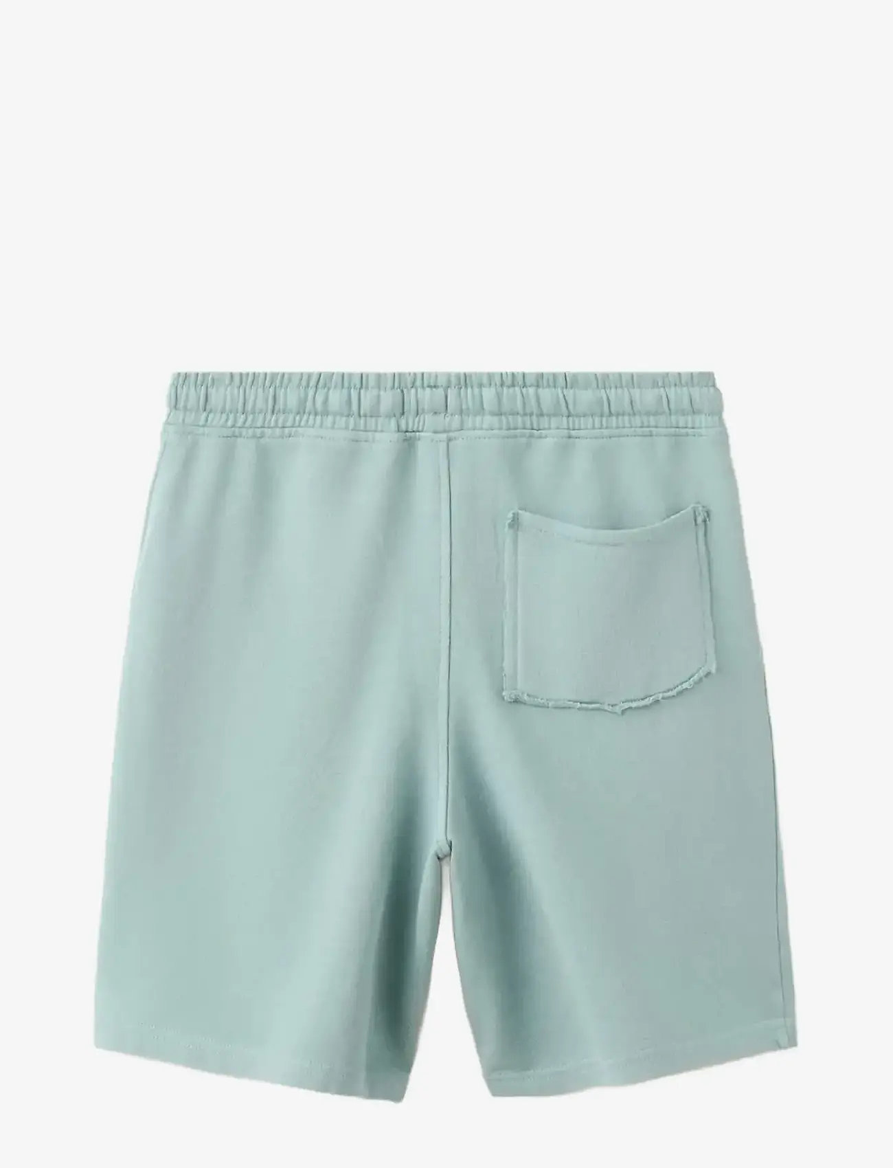 Mango - Cotton Bermuda shorts - sweat shorts - turquoise - aqua - 1