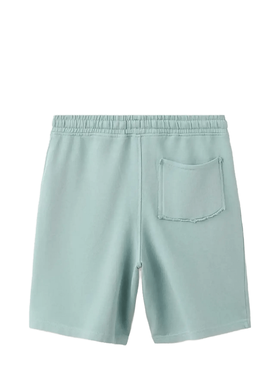 Mango - Cotton Bermuda shorts - sweatshorts - turquoise - aqua - 1
