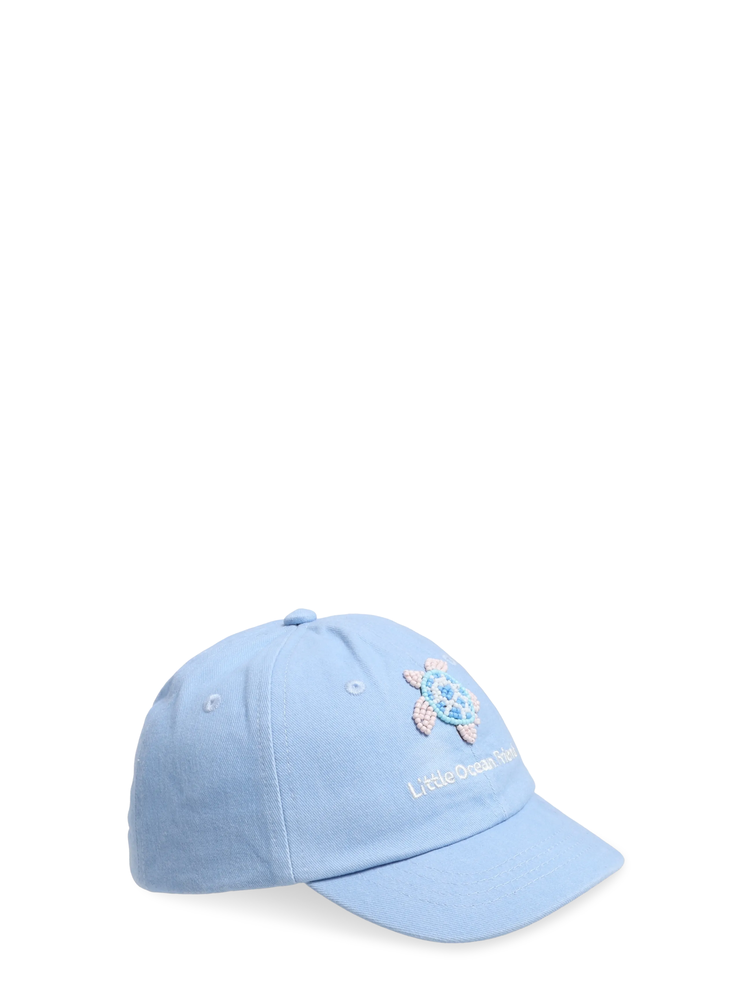 Mango Beaded turtle hat - Accessories - LT-PASTEL BLUE / blue