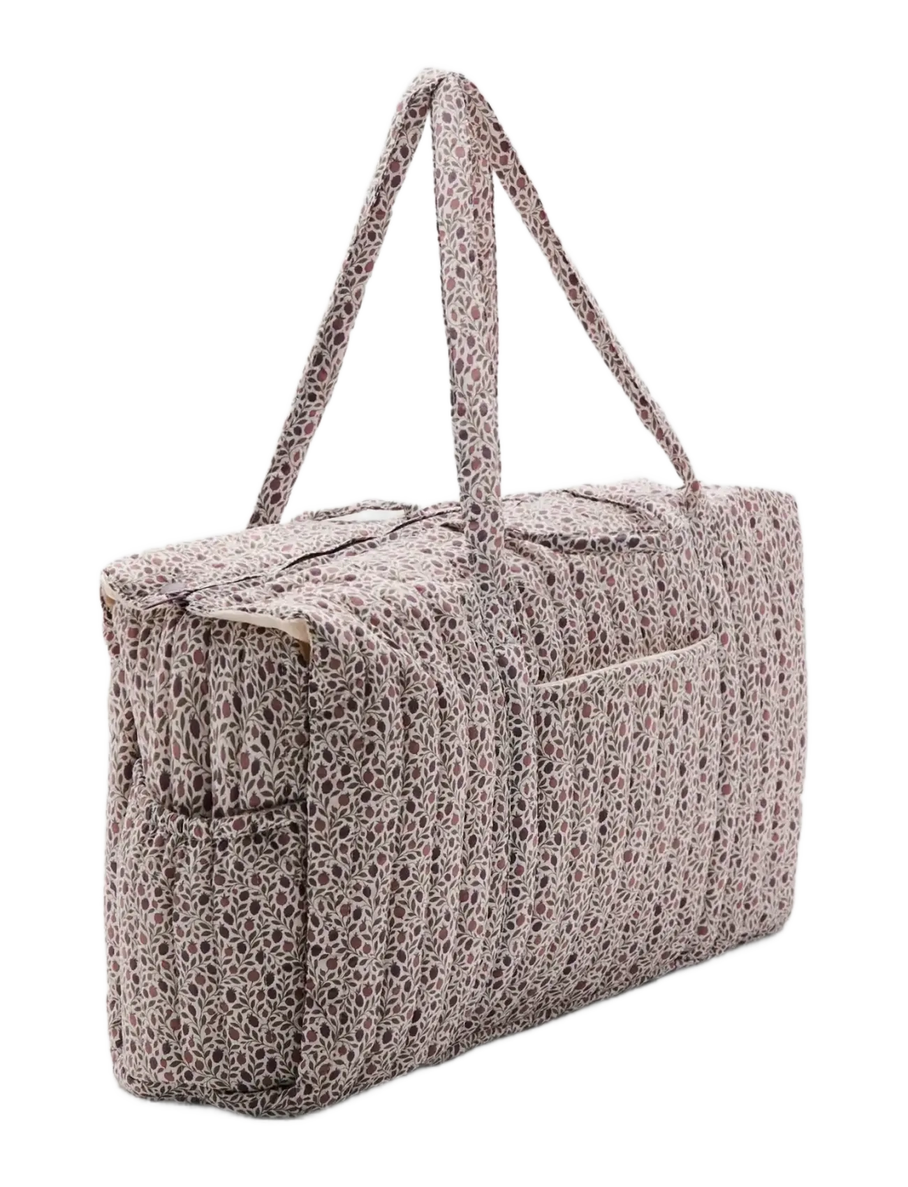 Mango - Floral print maternity bag - pusletasker - natural white - 1