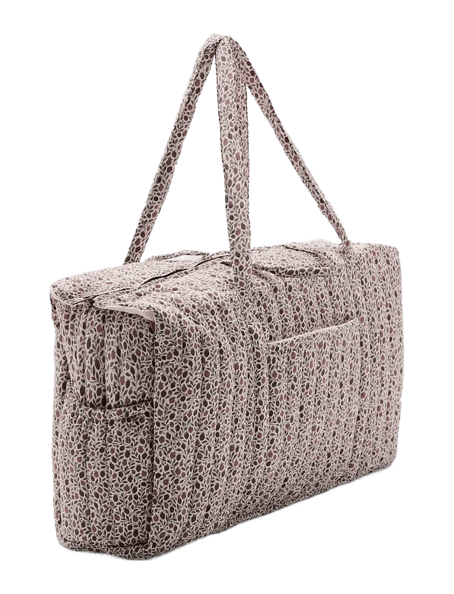 Mango - Floral print maternity bag - pusletasker - natural white - 1