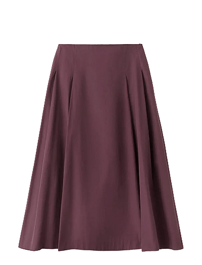 Flared Midi-Skirt - Midinederdele