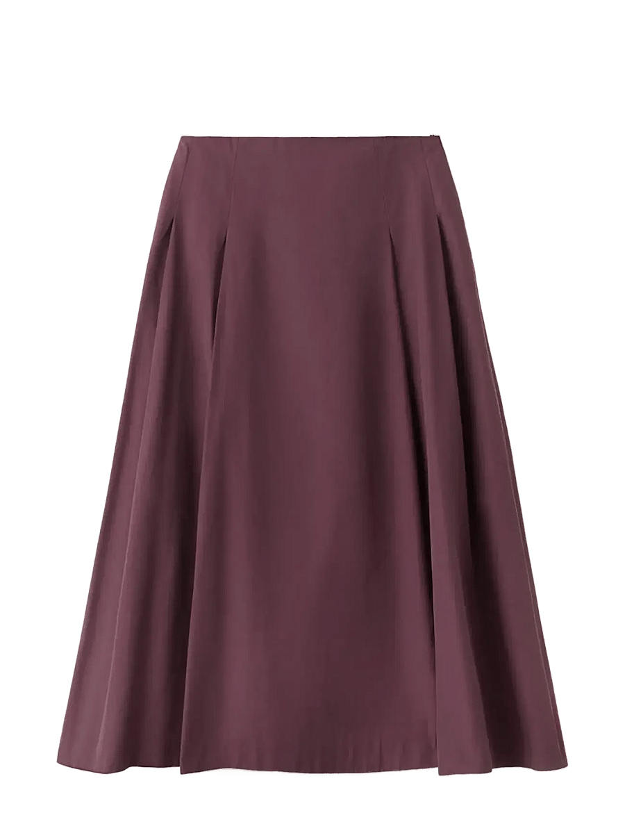 Mango - Flared midi-skirt - midi nederdele - dark red - 1