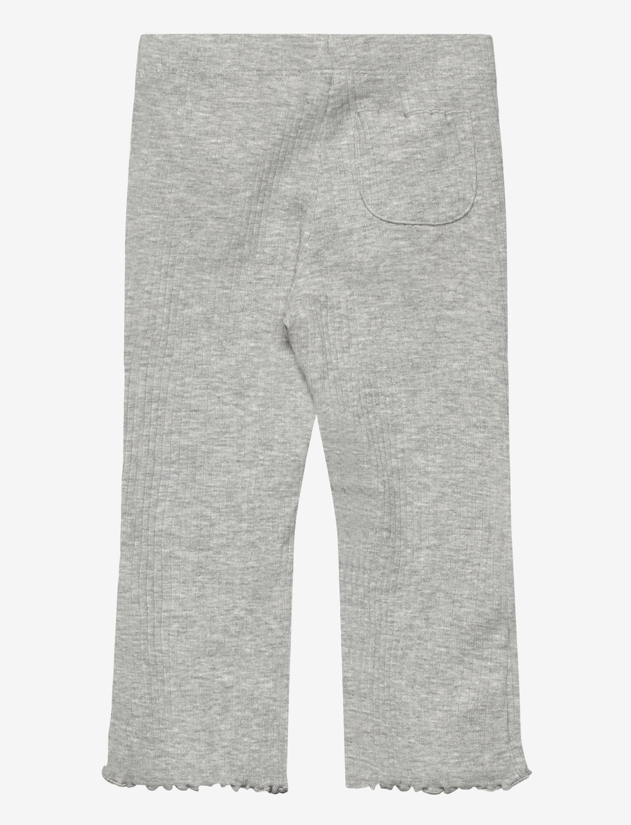 Mango - Ribbed flared leggings - leggings - medium grey - 1