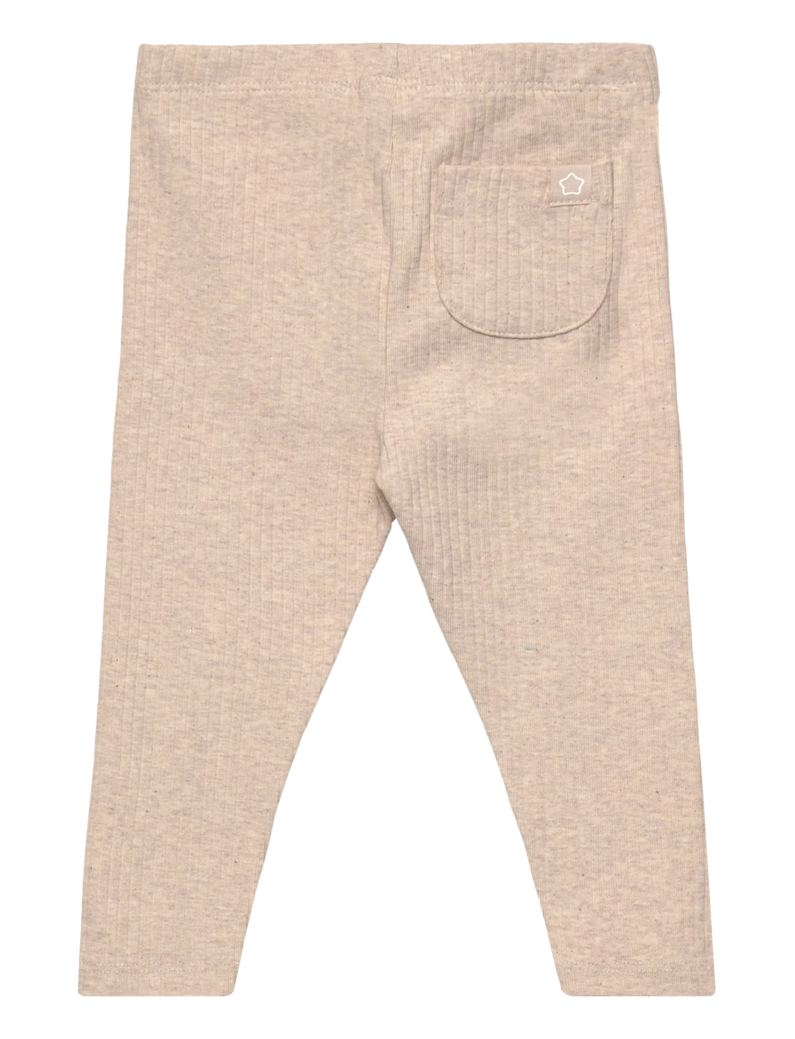 Mango - Cotton ribbed leggings - gode sommertilbud - lt pastel brown - 1