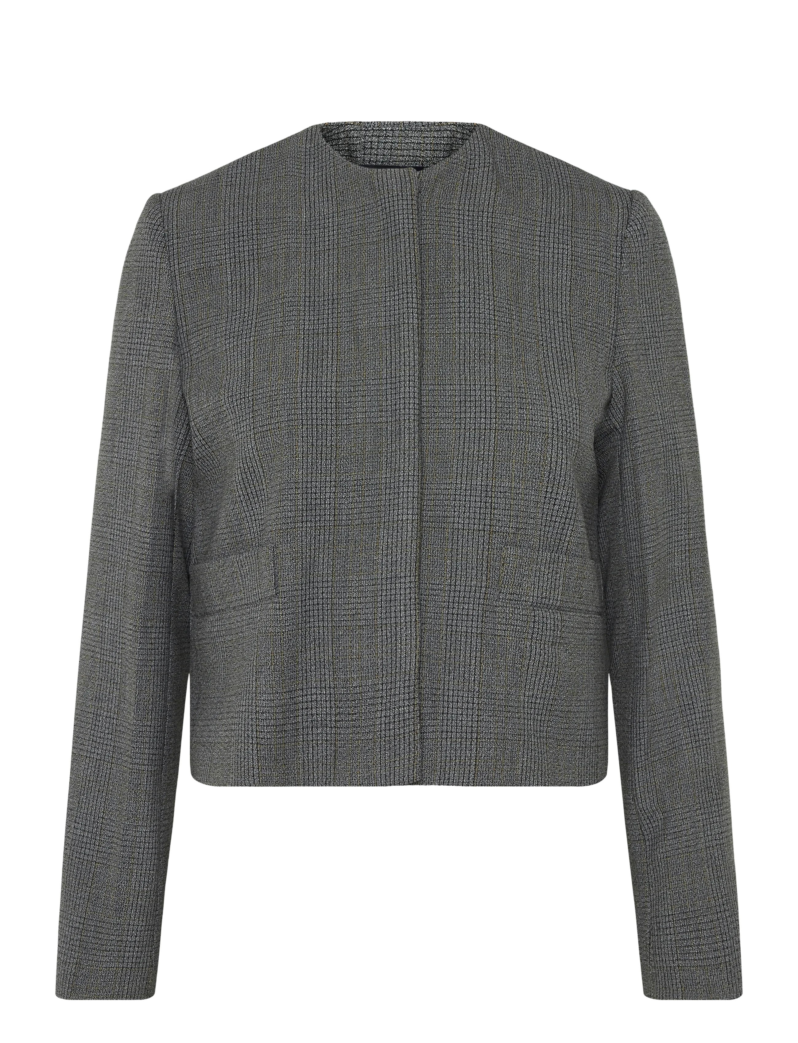 MANGO Crop Anzug Blazer Grau - M - Damen