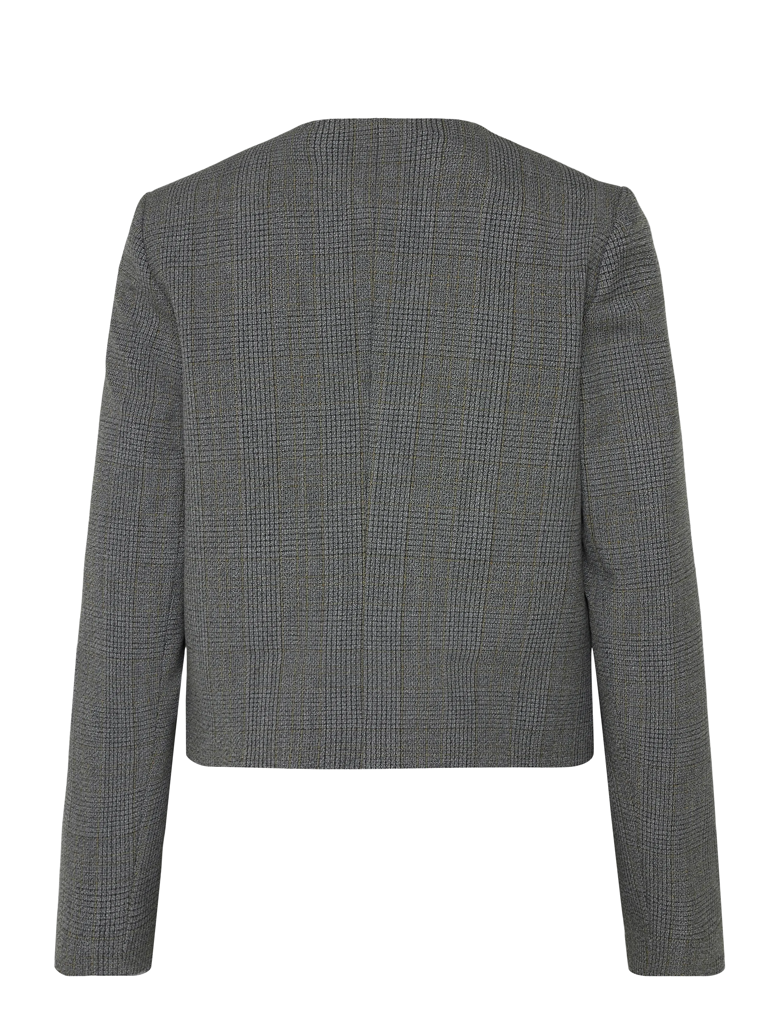 Mango - Crop suit blazer - grey - 1