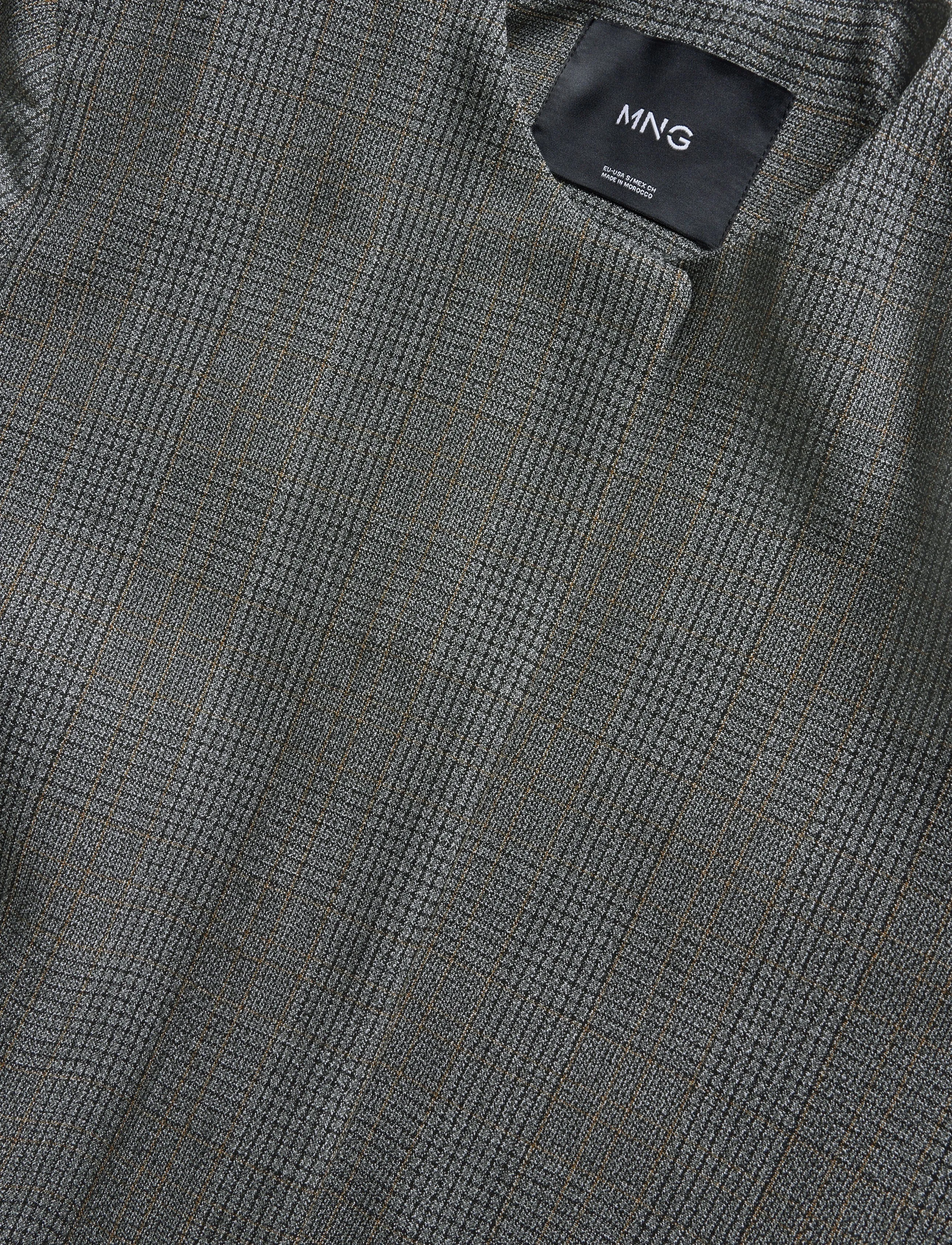 Mango - Crop suit blazer - grey - 2