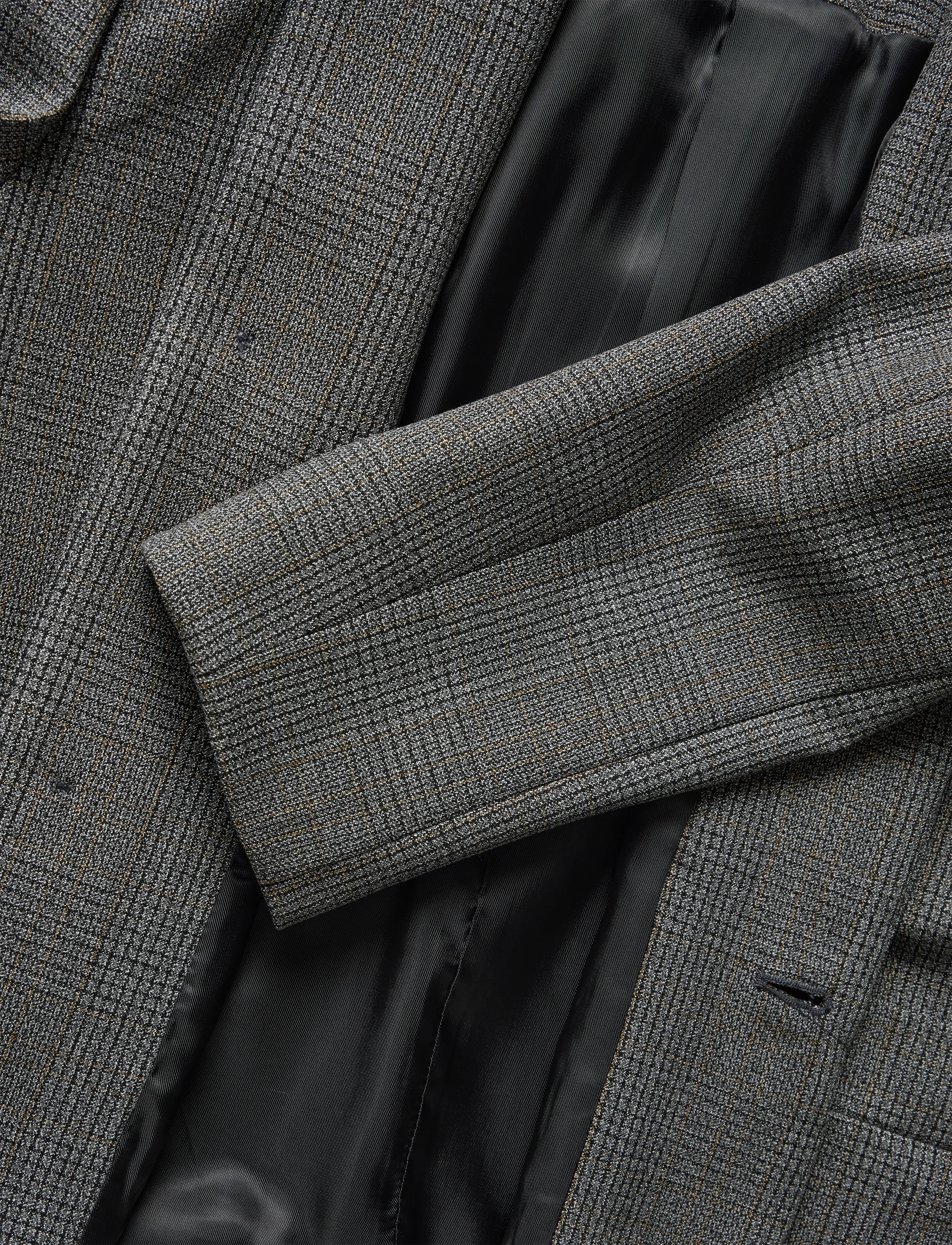 Mango - Crop suit blazer - grey - 4