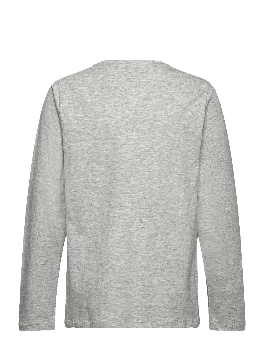 Mango - Long-sleeved t-shirt with pocket - långärmade t-shirts - medium grey - 1